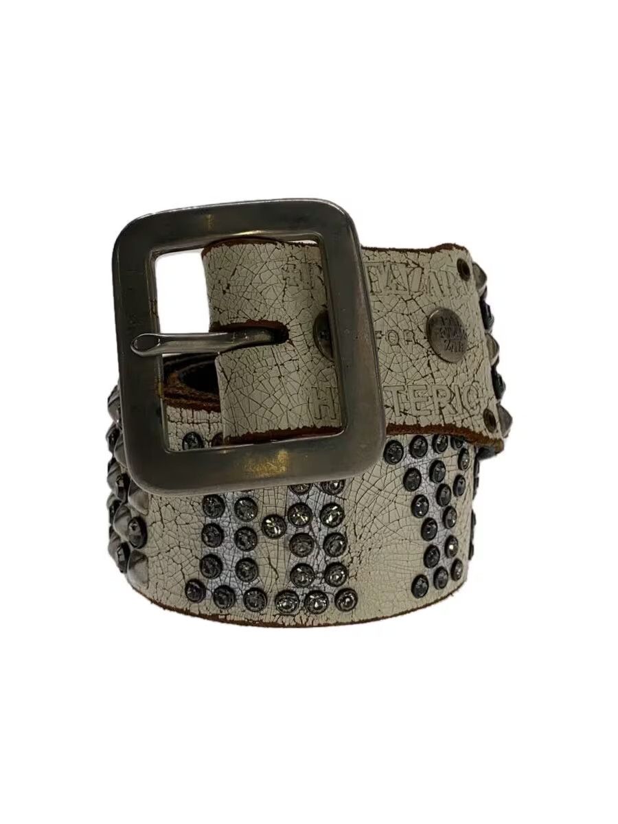 Hysteric Glamour Baltazar Studded Logo Leather Belt Size ONE SIZE - 1 Thumbnail