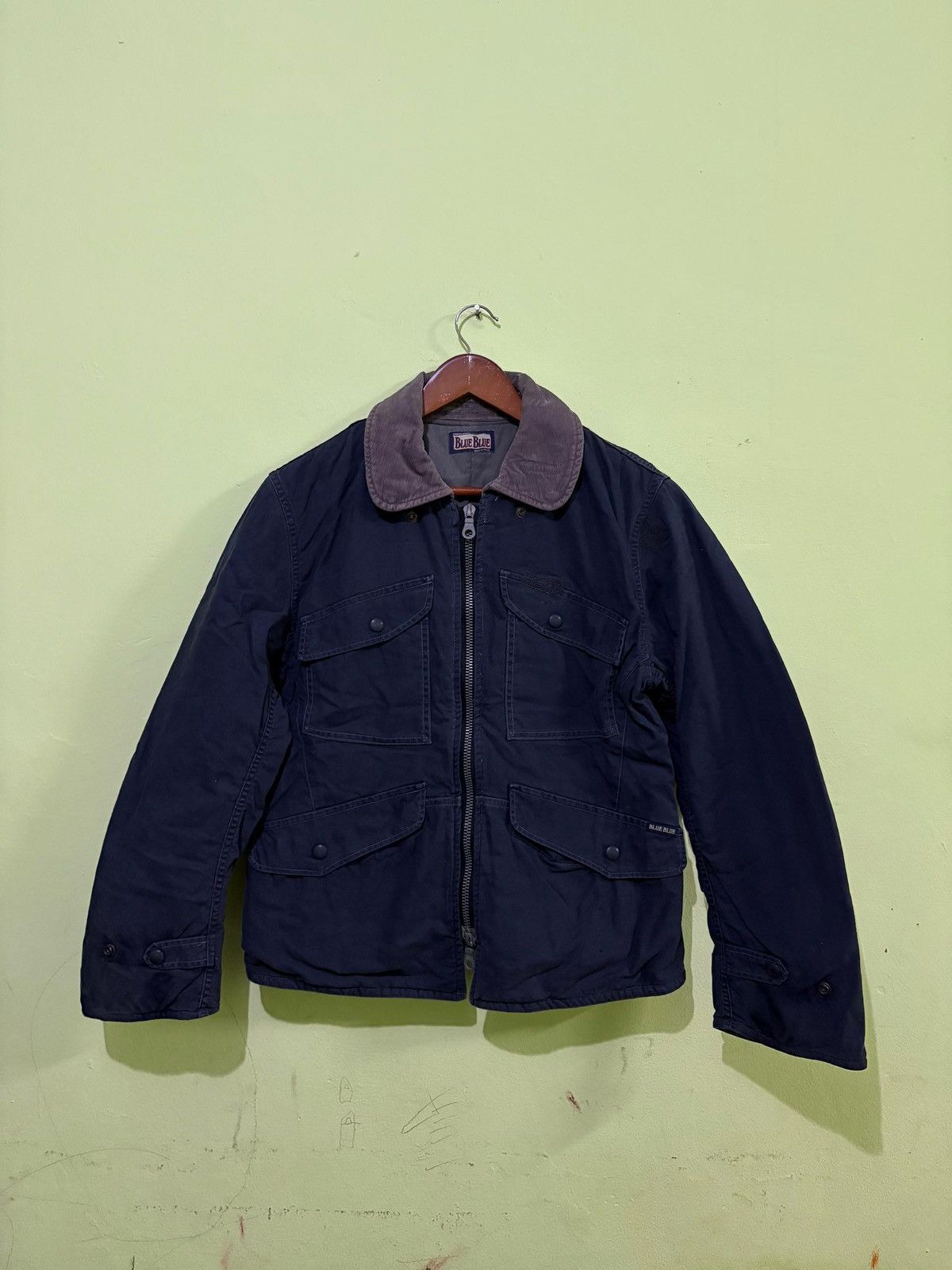 Blue Blue Japan Padded Jacket Design 4 Pocket Design