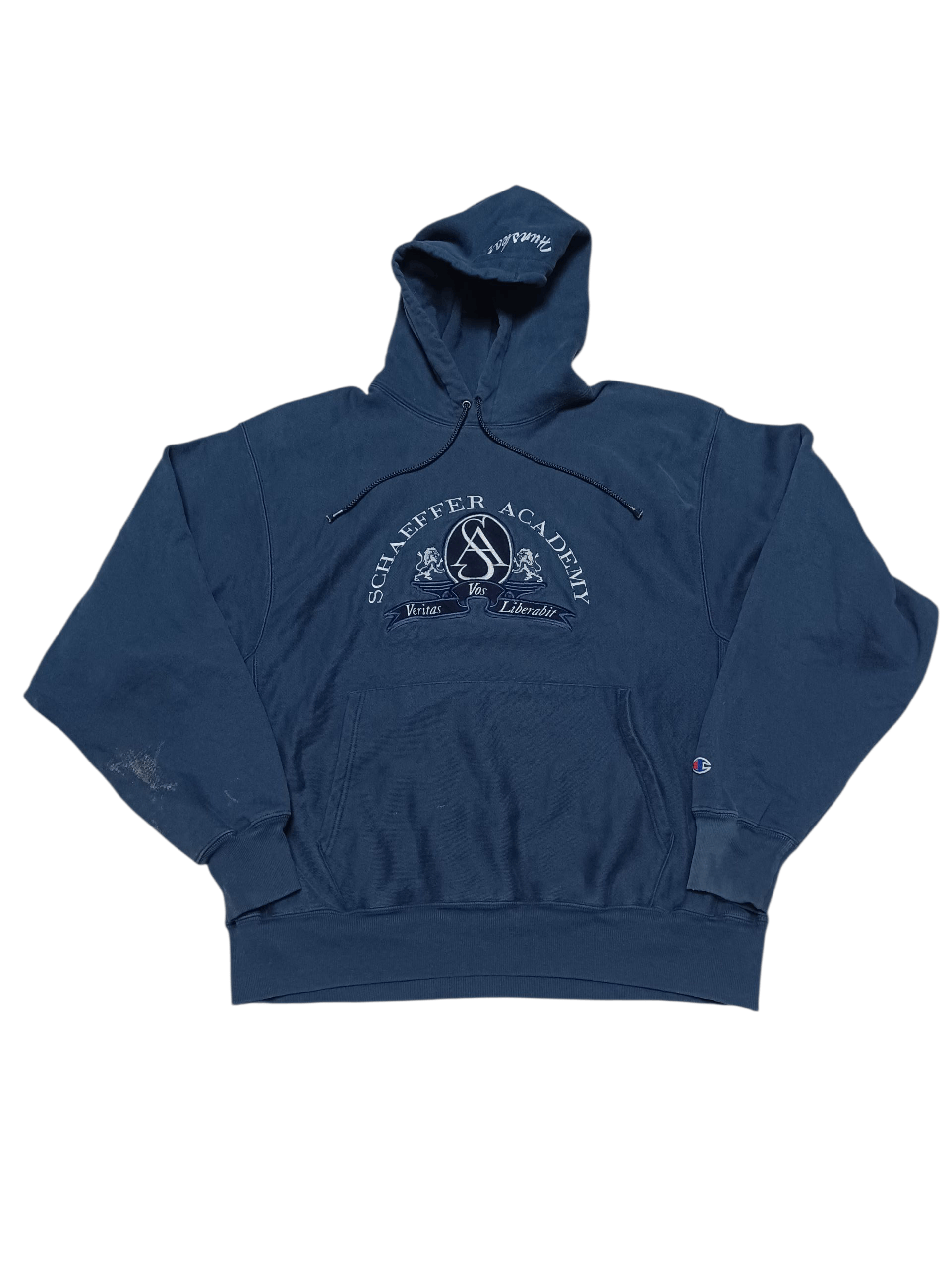 Champion SCHAEFFER ACADEMY CHAMPION VINTAGE REVERSE WEAVE HOODIE Size US L / EU 52-54 / 3 - 1 Thumbnail