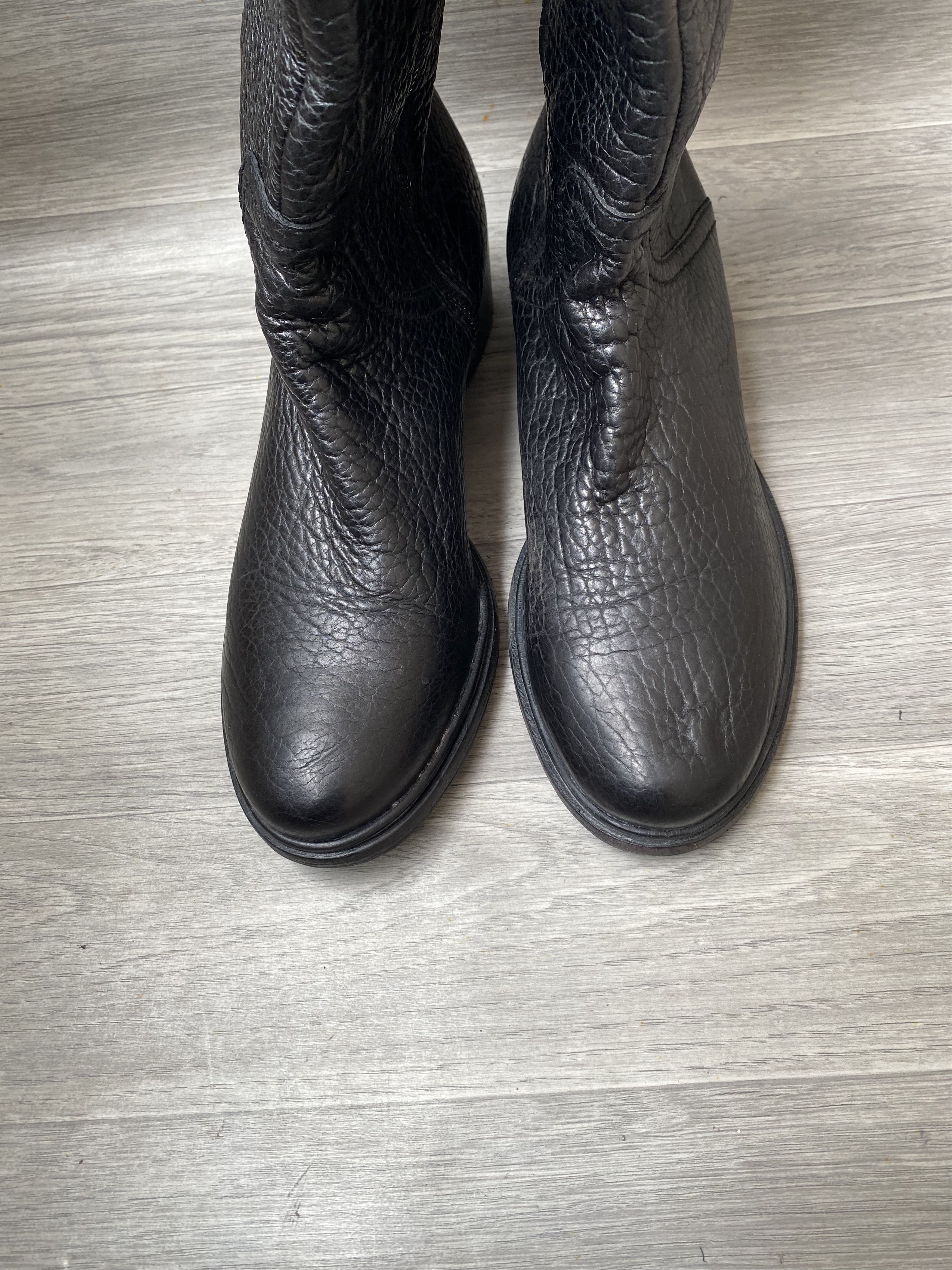 Miu Miu Miu miu x prada pebble grain pull on boots sz 41 Size US 10.5 / IT 40.5 - 4 Thumbnail