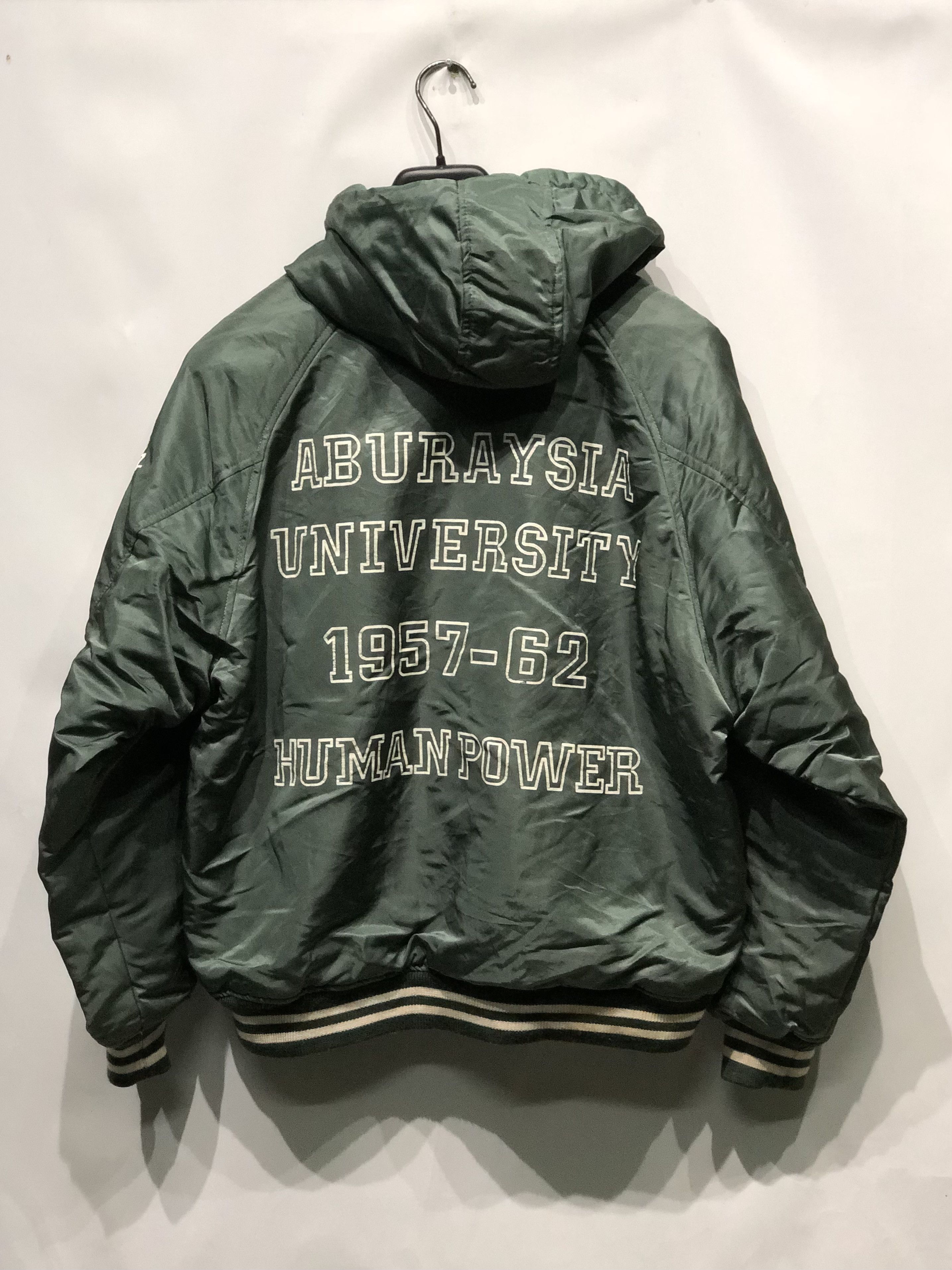 Vintage Vintage Aburaysia University Varsity Bomber Jacket Size US XL / EU 56 / 4 - 3 Thumbnail
