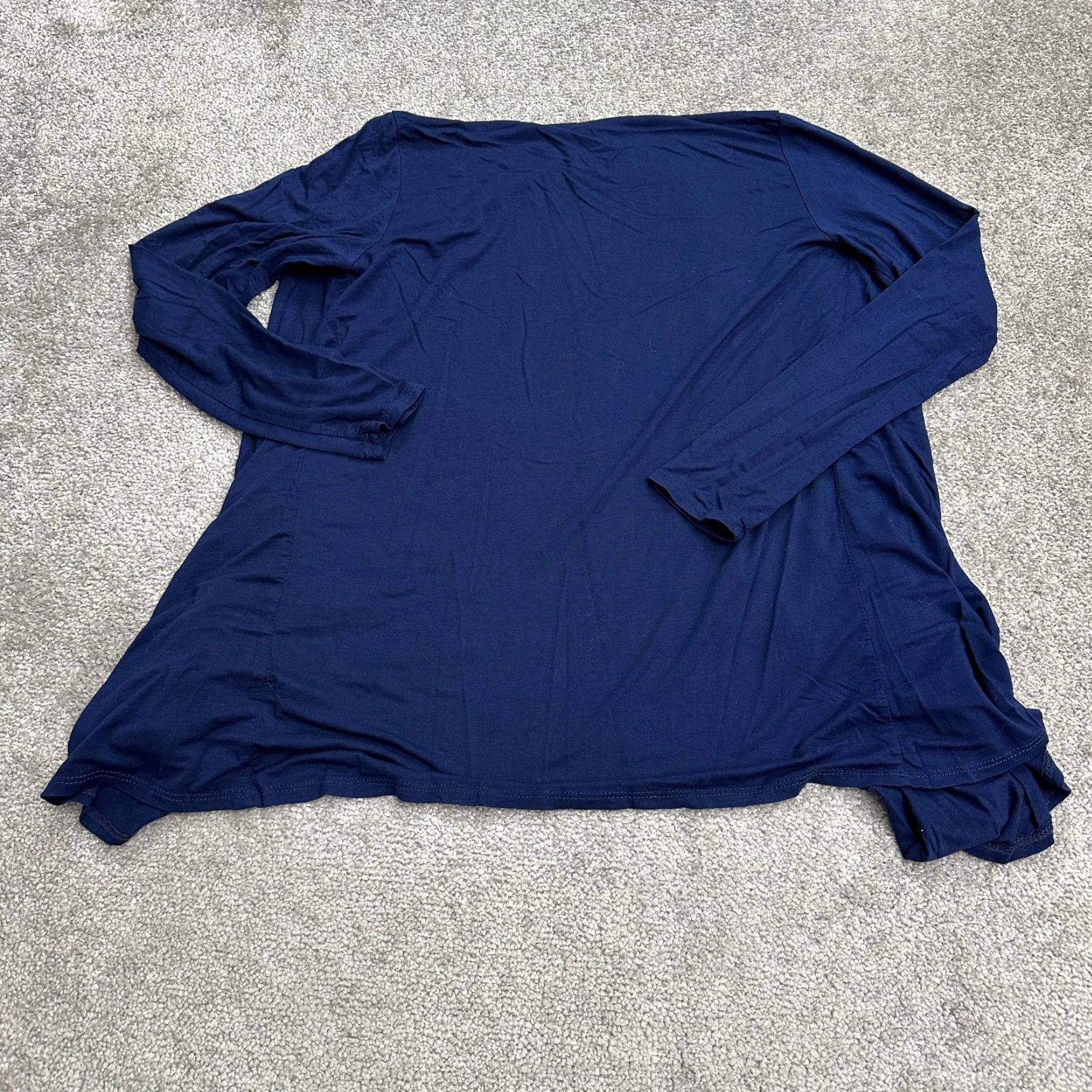 Vintage Rags & Coutures Cardigan Sweater Womens Small Blue Lightweight Rayon Casual Size S / US 4 / IT 40 - 3 Thumbnail