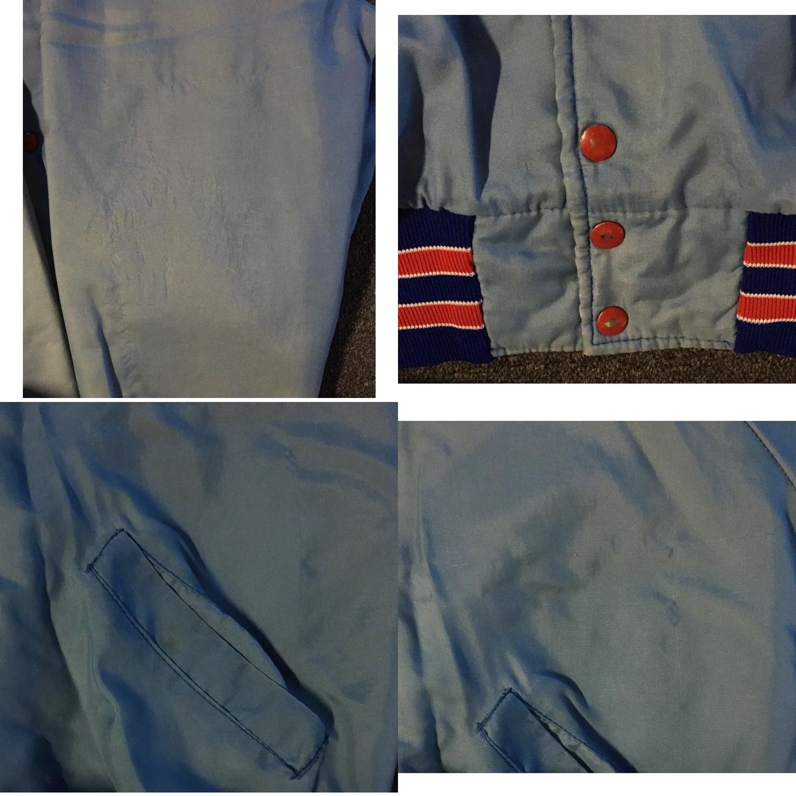 Vintage VINTAGE M&A Machining Kalamazoo Jacket XL Blue Satin Bomber Men XL 80s 70s Distressed Biker Track Bar Beer USA USA 90s Retro Rock Punk Trucker Funny Size US XL / EU 56 / 4 - 8 Thumbnail