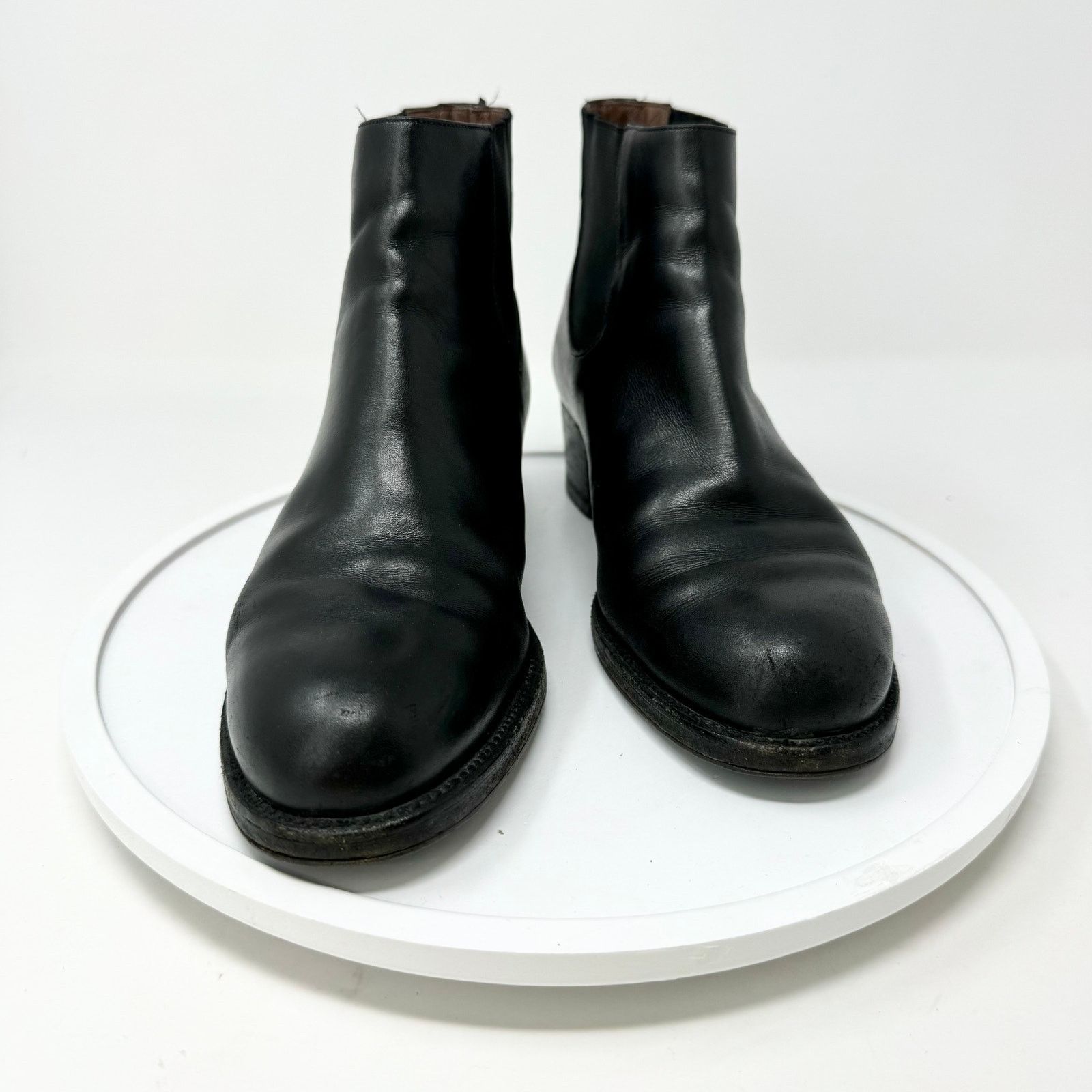 Other Fatte A Mano Leather Upper SlipOn Ankle Booties Sz 39/US 8.5 Size US 8.5 / IT 38.5 - 6 Thumbnail