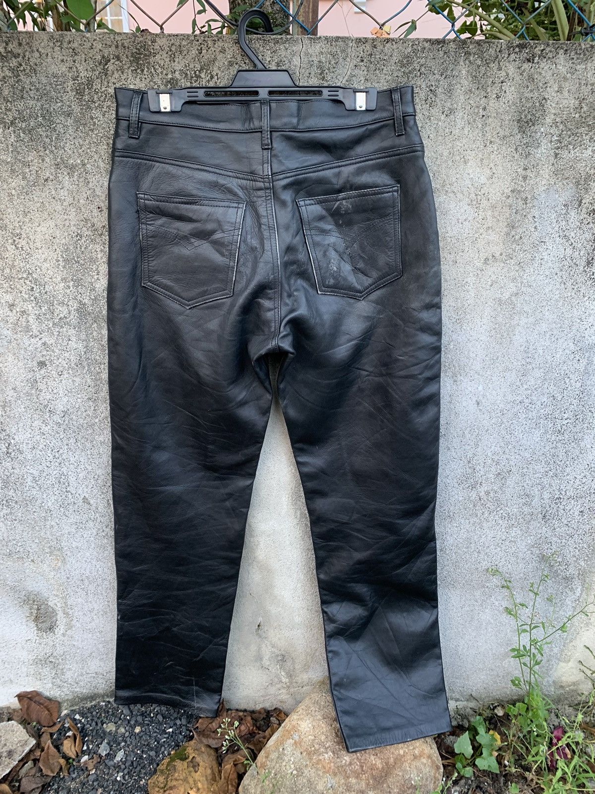Japanese Brand Vintage Leather pants Size US 32 / EU 48 - 3 Thumbnail