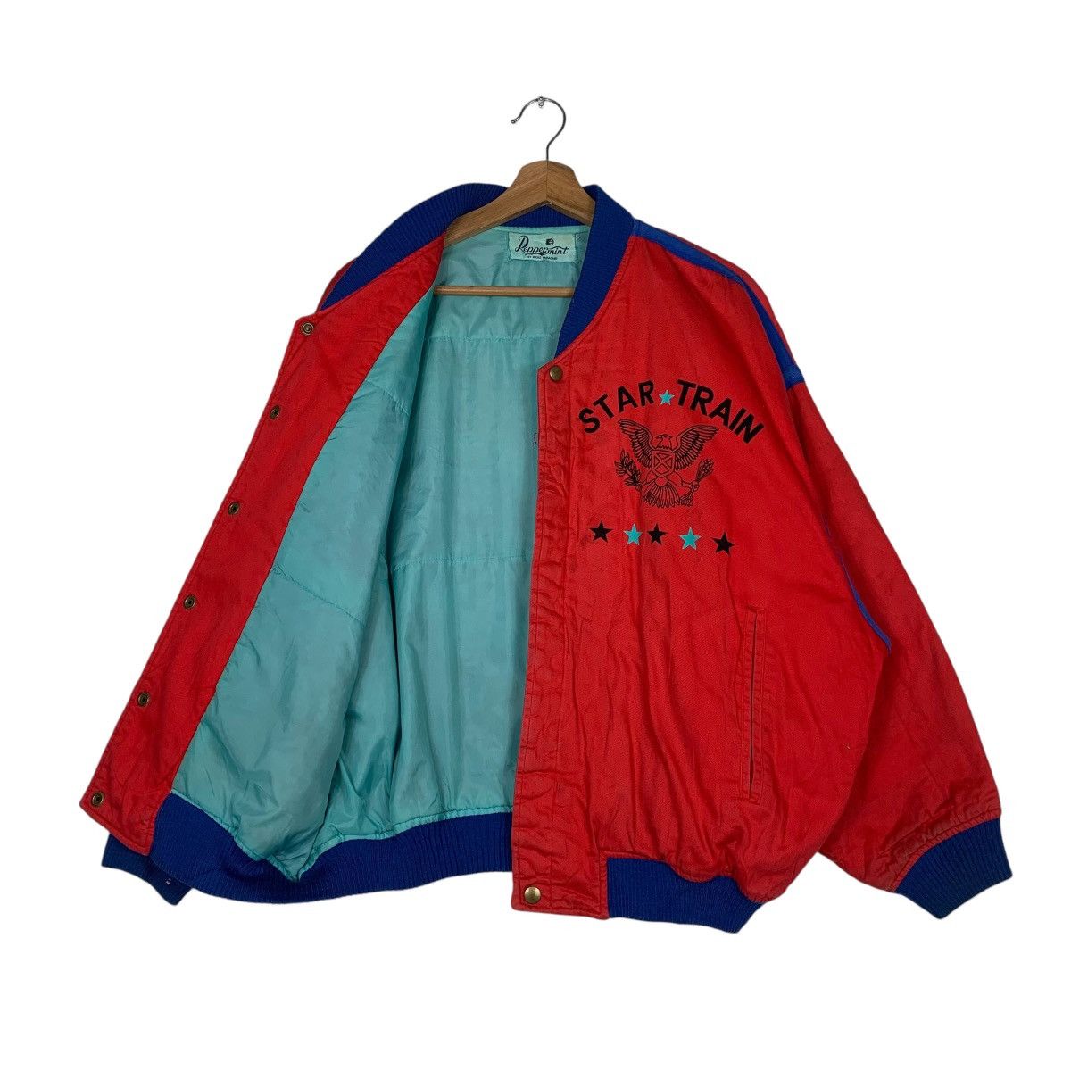Japanese Brand Star Train By Mieko Yamasami Bomber Jacket Size US M / EU 48-50 / 2 - 9 Thumbnail
