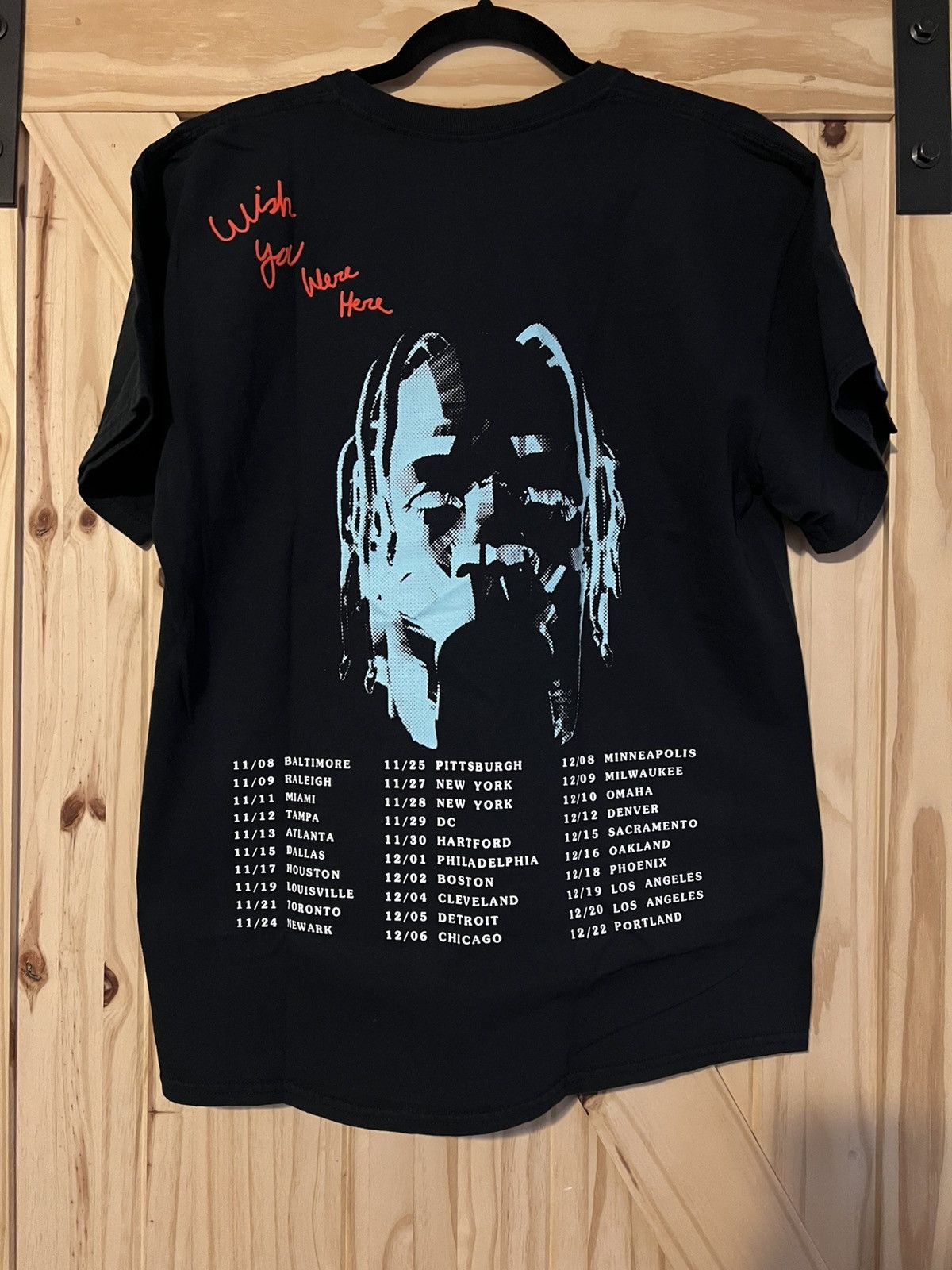 Travis Scott Travis Scott Astroworld Tour tee Size US XL / EU 56 / 4 - 2 Thumbnail