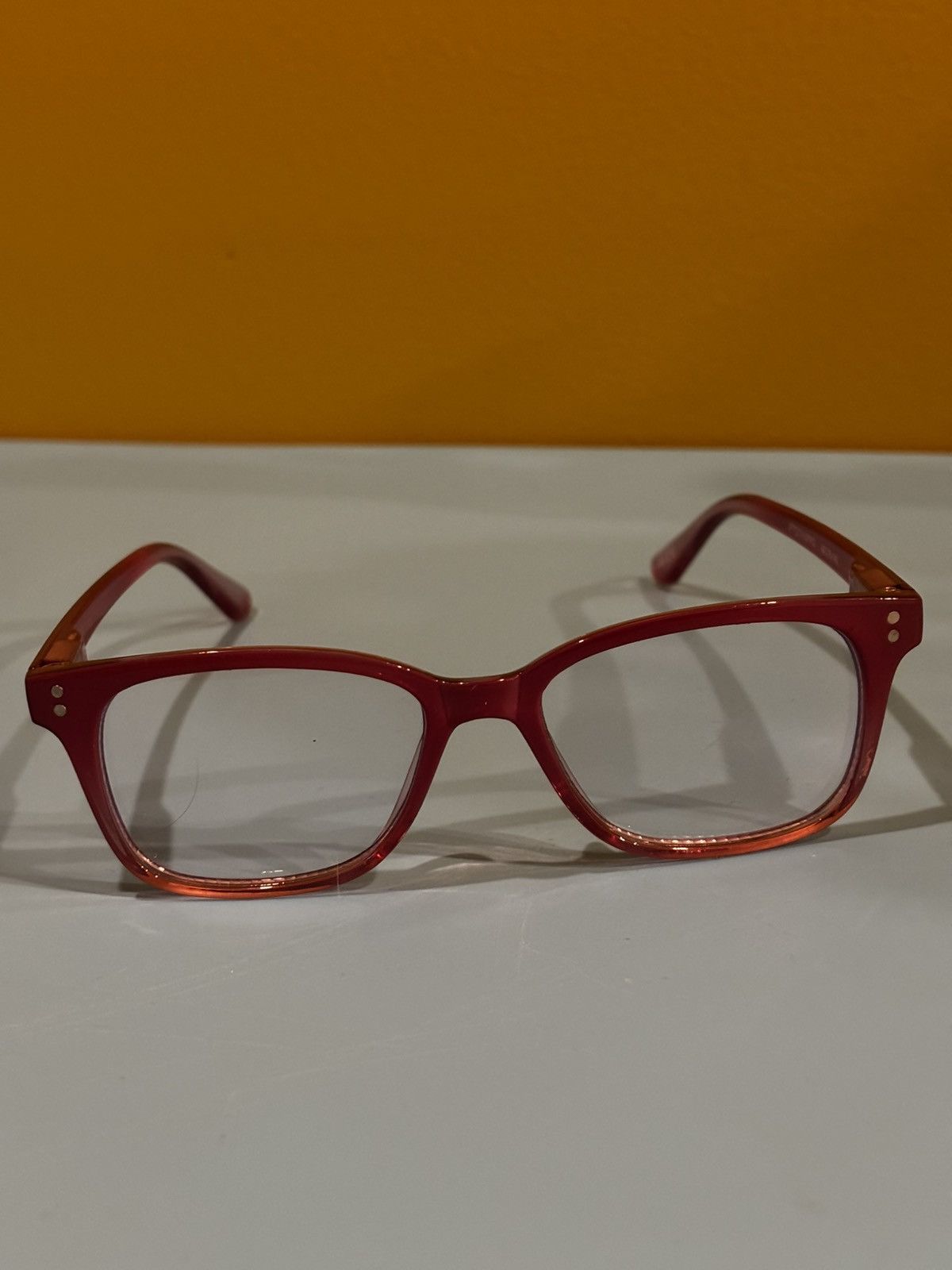 Other Dark pink non prescription glasses0139 Size ONE SIZE - 7 Thumbnail