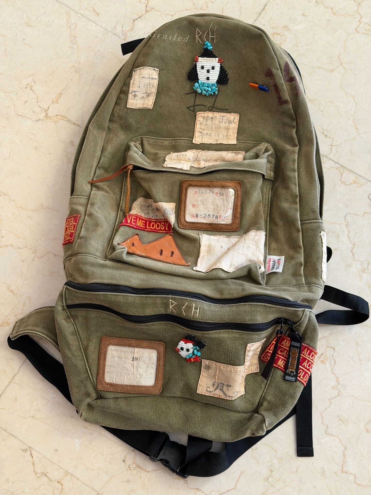 Kapital Kapital Military Cloth Backpack Size ONE SIZE - 1 Thumbnail