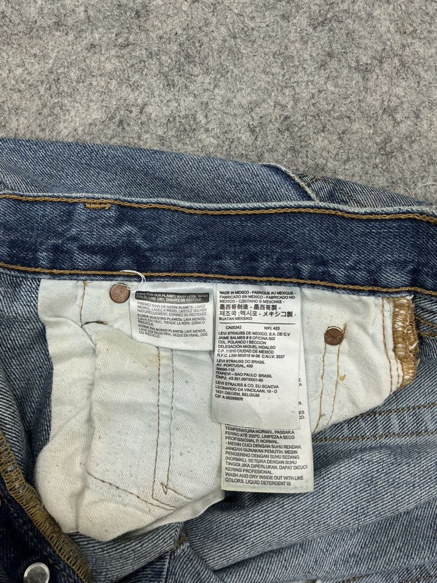 Levi's 1 of 1 Levis Sashiko 501 denim Size US 32 / EU 48 - 4 Thumbnail