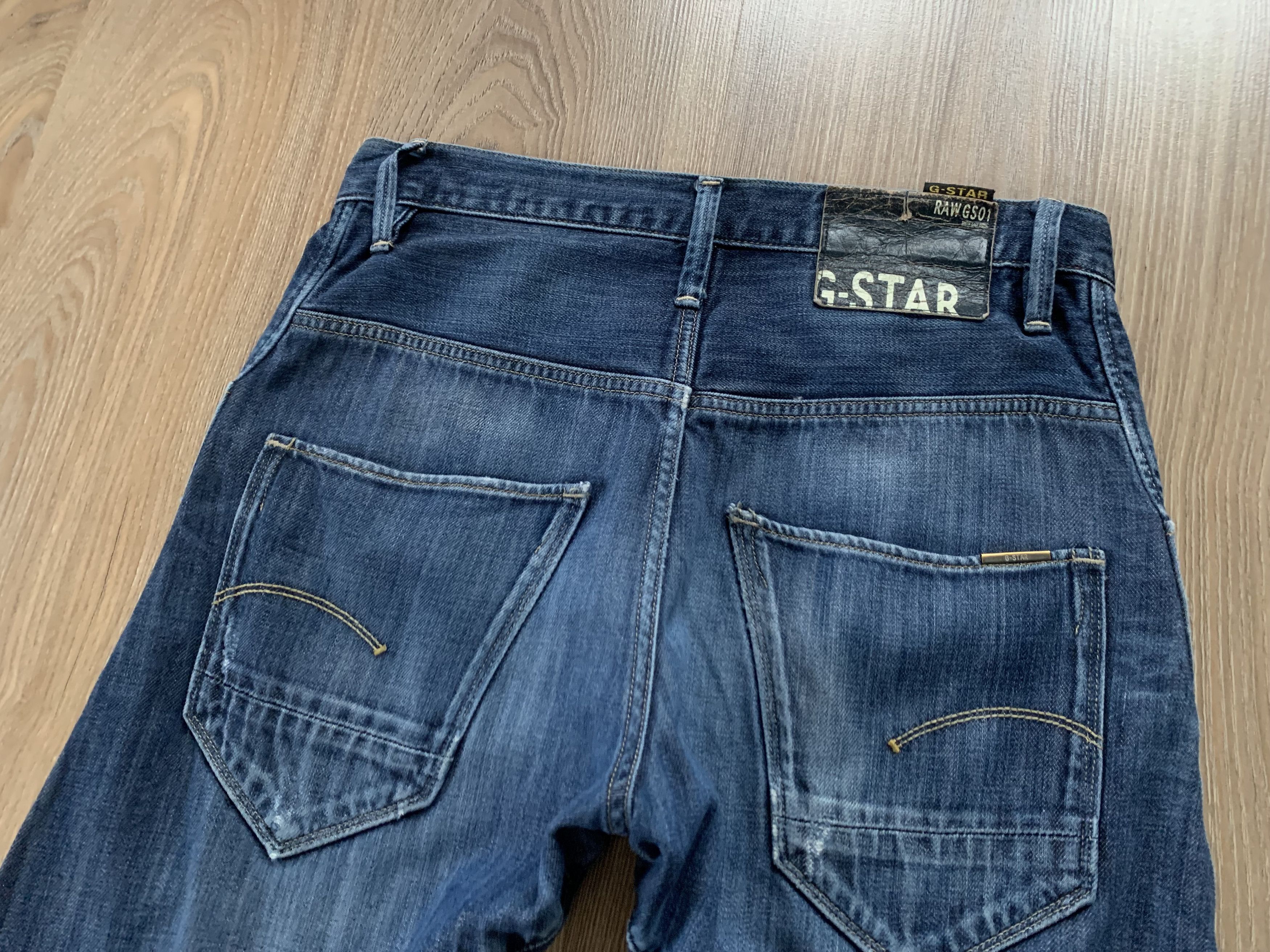 G-Star G-Star Raw Arc 3D Loose Tapered Light Blue Jeans Size US 29 - 14 Thumbnail