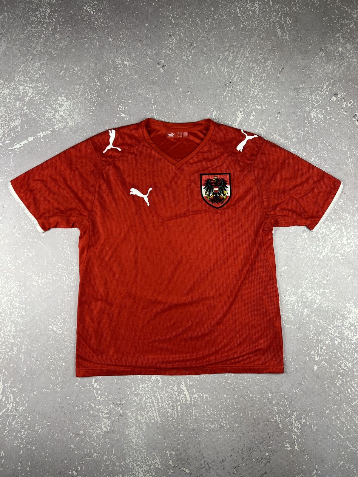 Puma 2008/2009 Puma Austria Home Football Soccer Jersey Shirt Size US S / EU 44-46 / 1 - 1 Thumbnail