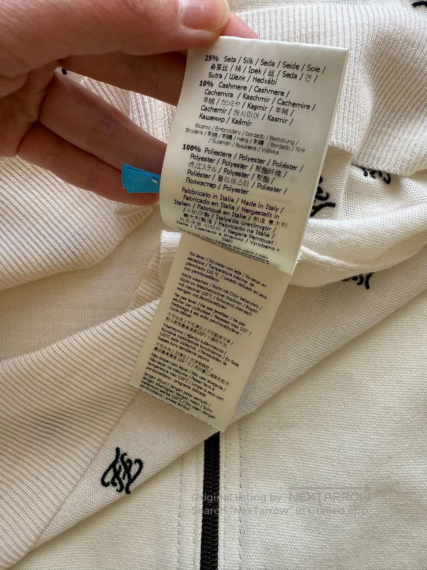 Fendi Fendi Logo Embroidered Loose Sweater. Size US S / EU 44-46 / 1 - 7 Thumbnail