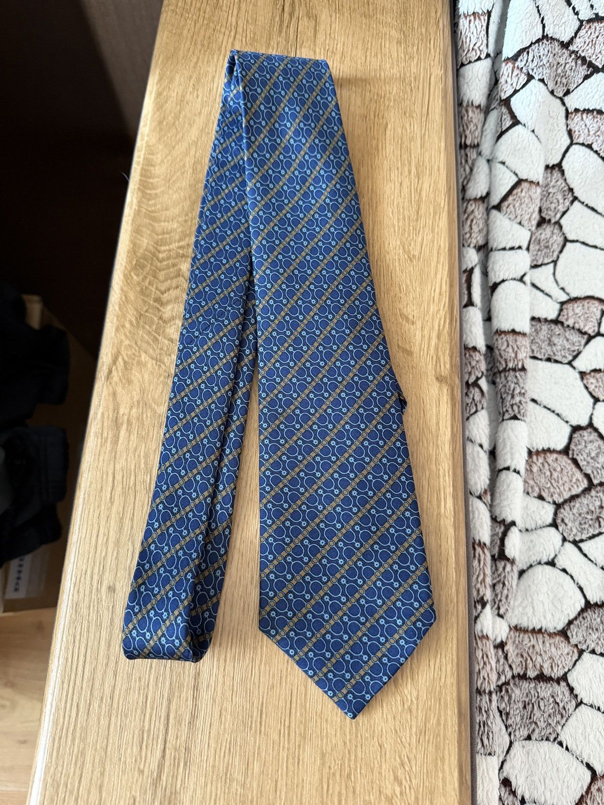 Hermes Vintage Hermes Tie Size ONE SIZE - 3 Thumbnail