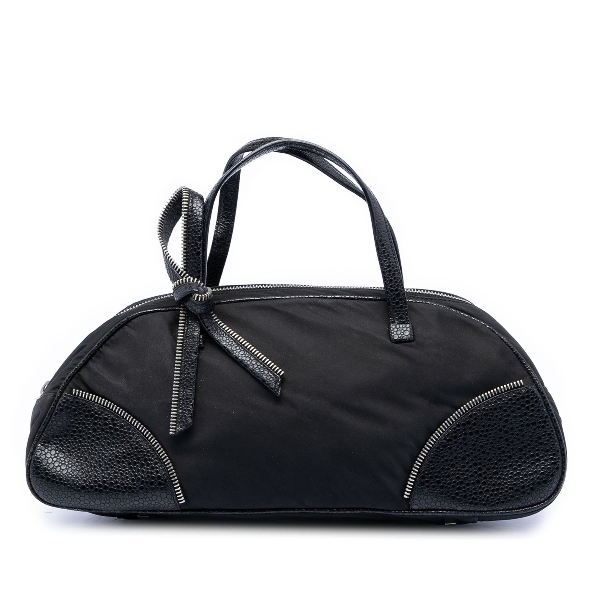 Dior Nylon and Calfskin Bow Handbag Size ONE SIZE - 1 Thumbnail