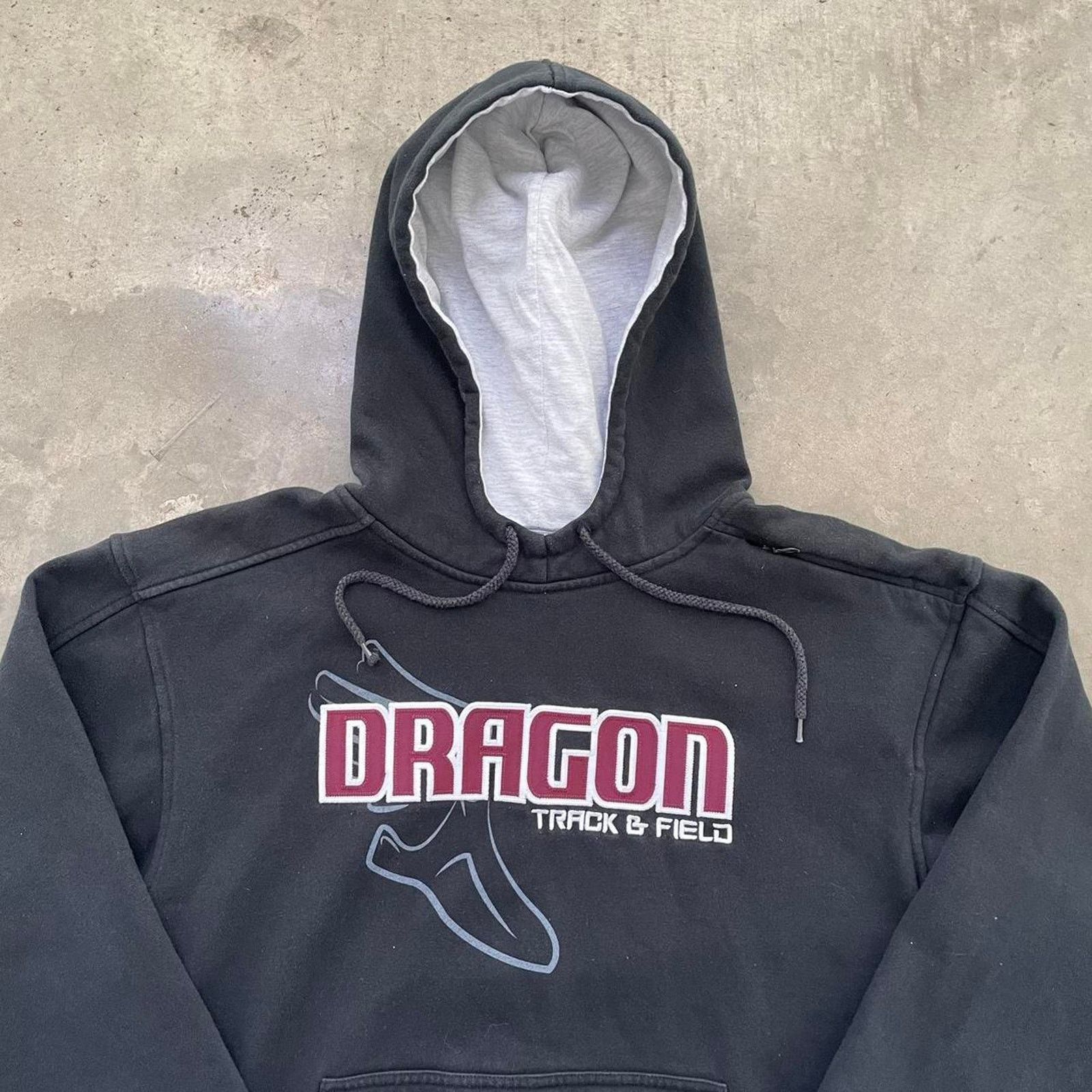 Vintage “Dragon Track and Field” Hoodie Size US M / EU 48-50 / 2 - 2 Thumbnail
