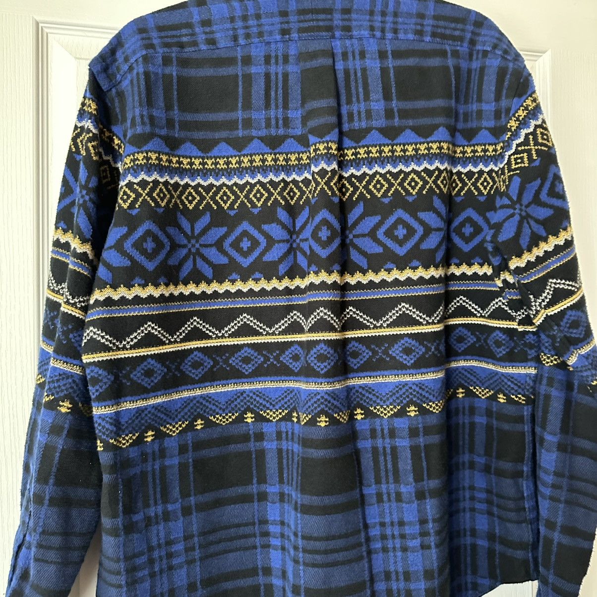 Polo Ralph Lauren × Vintage Polo Ralph Lauren Snowflake Large Flannel Shirt Vintage Size US L / EU 52-54 / 3 - 8 Thumbnail