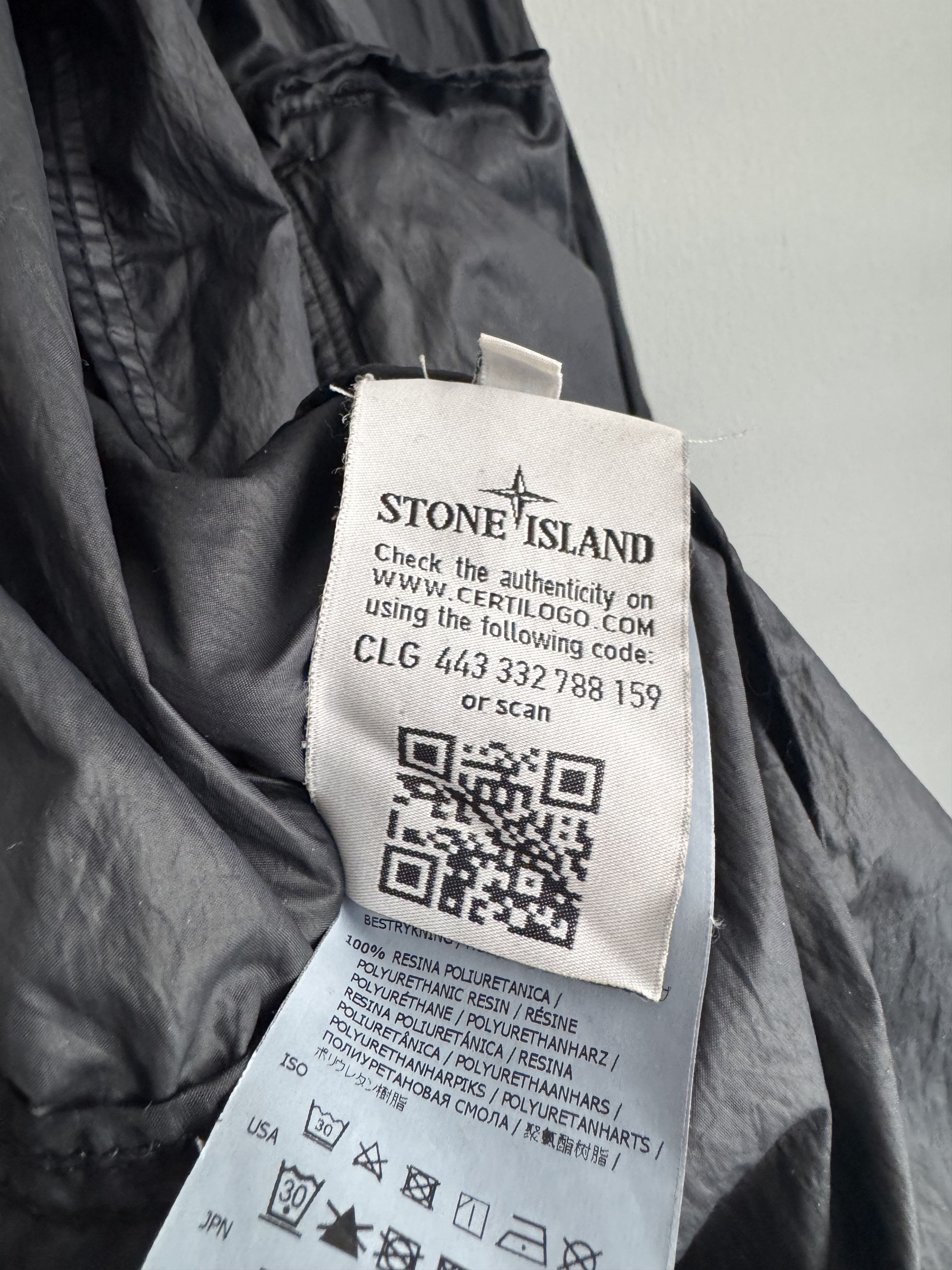 Stone Island Stone Island Black Navy Nylon Metal Watro Shimmer Jacket Size US XL / EU 56 / 4 - 10 Thumbnail