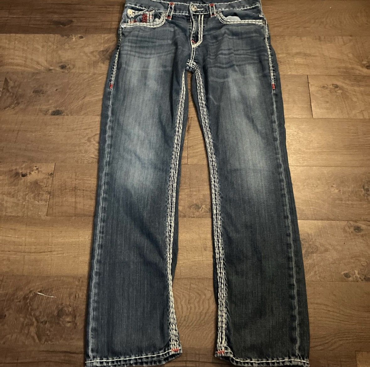 True Religion Vintage True Religon Jeans Ricky super T Size US 34 / EU 50 - 8 Thumbnail