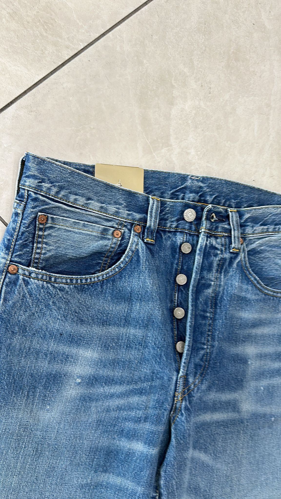 Levi's Vintage Clothing LVC Levi's Vintage Clothing 1954 501XX BigE Selvedge Jeans Size US 32 / EU 48 - 4 Thumbnail