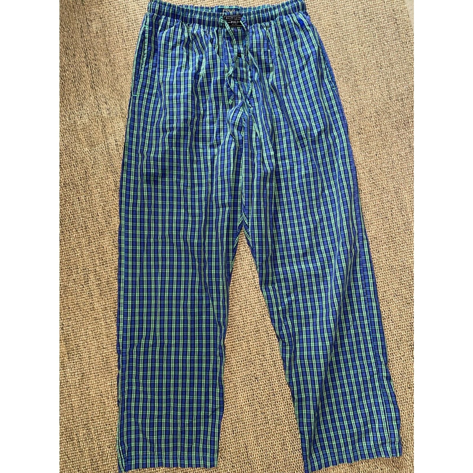 Polo Ralph Lauren Polo Ralph Lauren $48 Plaid Woven Cotton Pajama Pant Med Size ONE SIZE - 2 Thumbnail