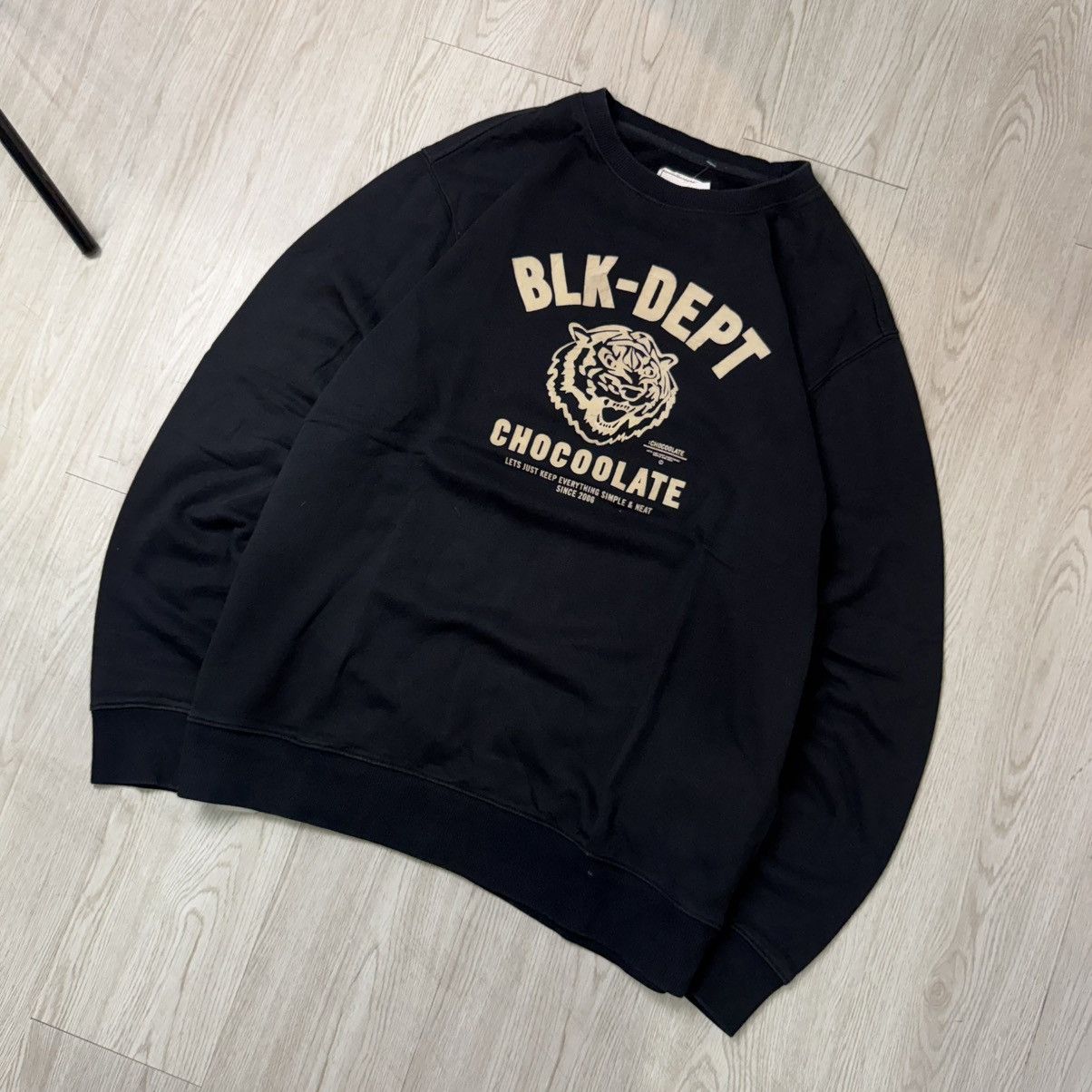 CHOCOOLATE CHOCOOLATE BLK-DEPT sweatshirt black Size US XL / EU 56 / 4 - 2 Thumbnail