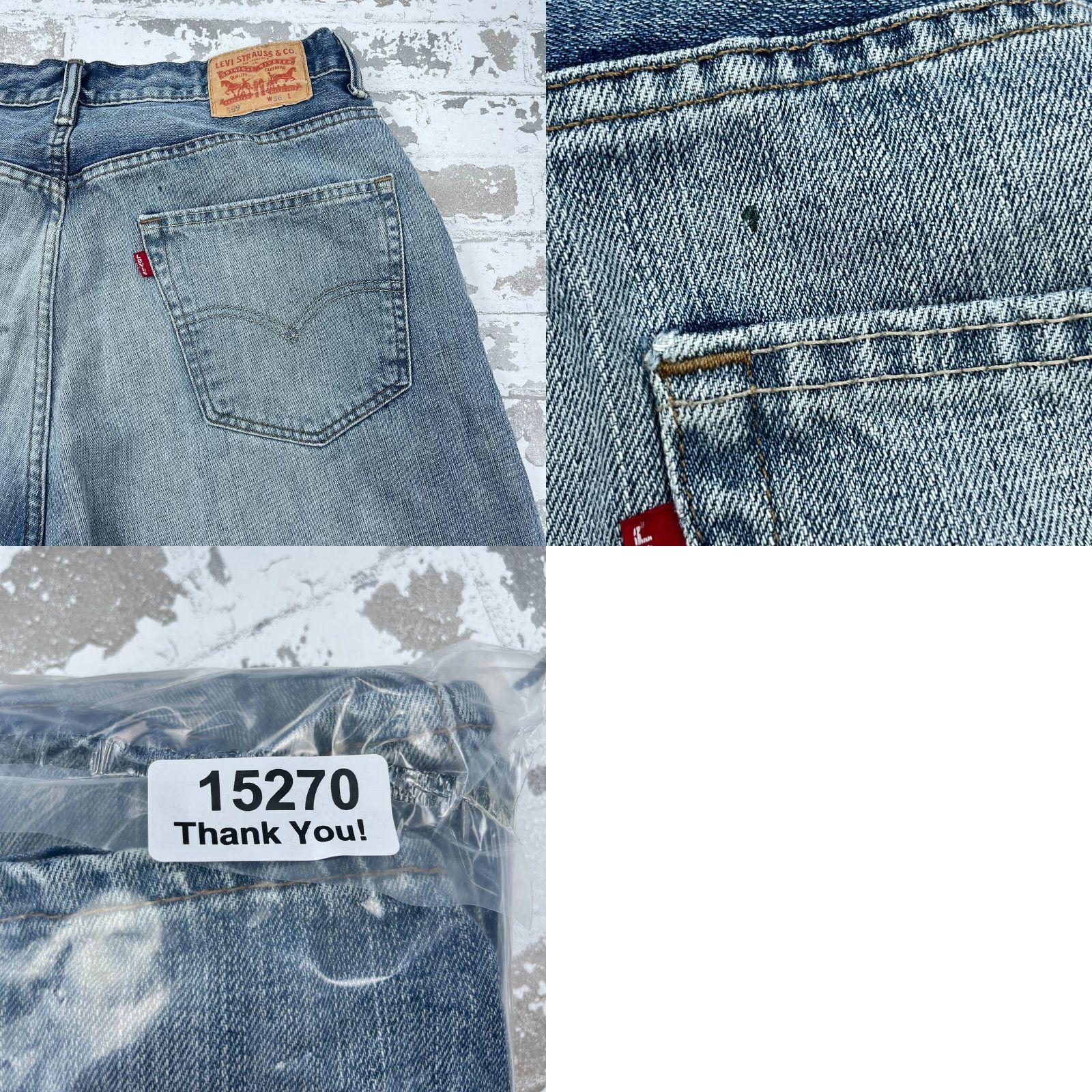 Levi's Levi's 569 Shorts Men 36 Relaxed Denim Blue 5-Pocket Mid Rise Zip Fly Casual Workwear Baggy Jorts Knit Now? Size US 36 / EU 52 - 9 Thumbnail