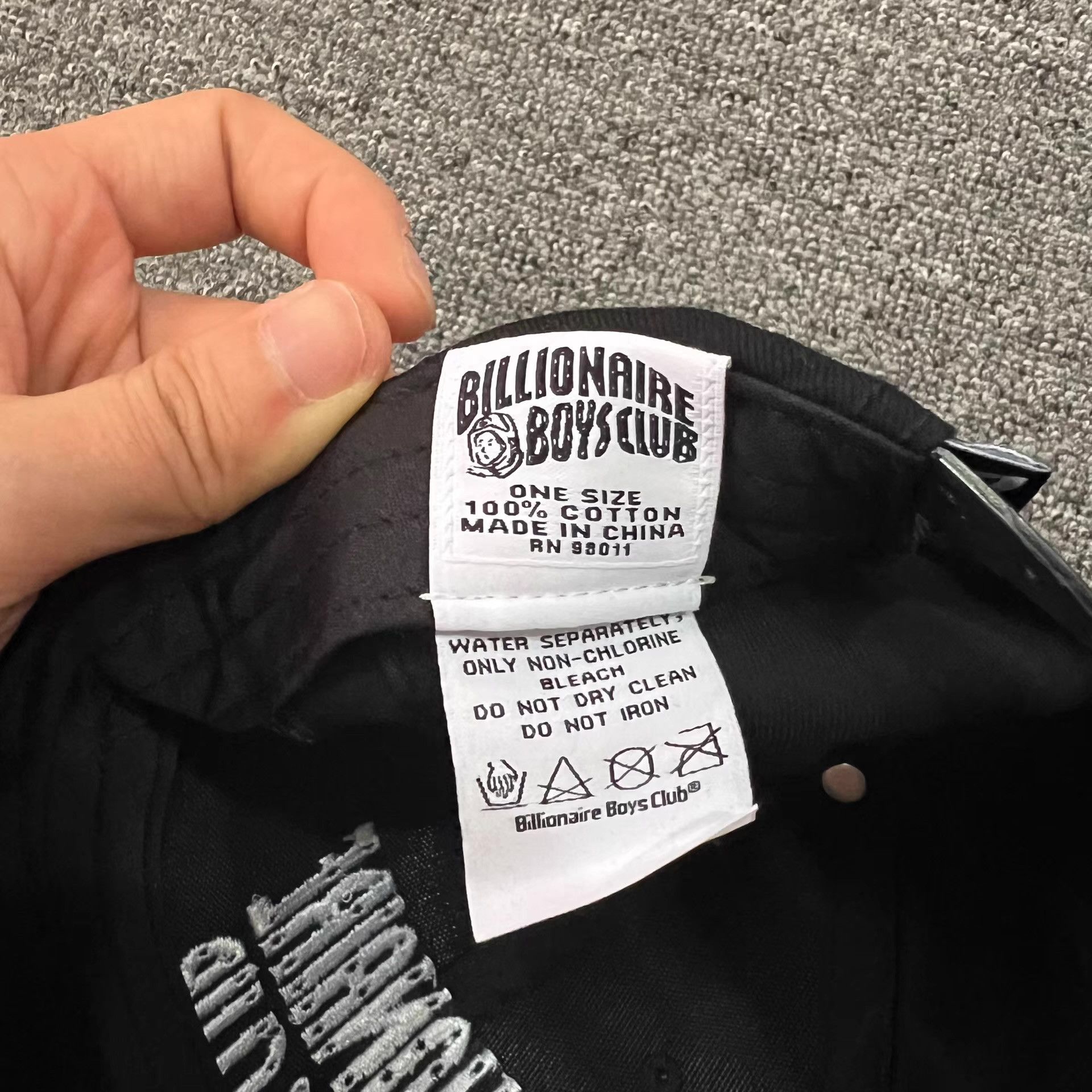 Billionaire Boys Club BBC Classic Embroidered Logo Flat Brim Baseball Cap Q7 Size ONE SIZE - 3 Thumbnail