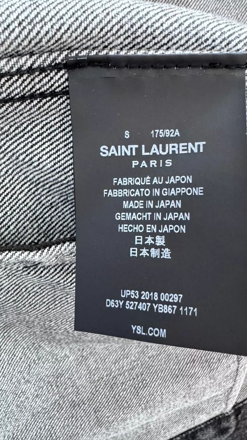 Saint Laurent Paris Saint Laurent Paris denim jacket Nextarrow-2505 Size US S / EU 44-46 / 1 - 5 Thumbnail