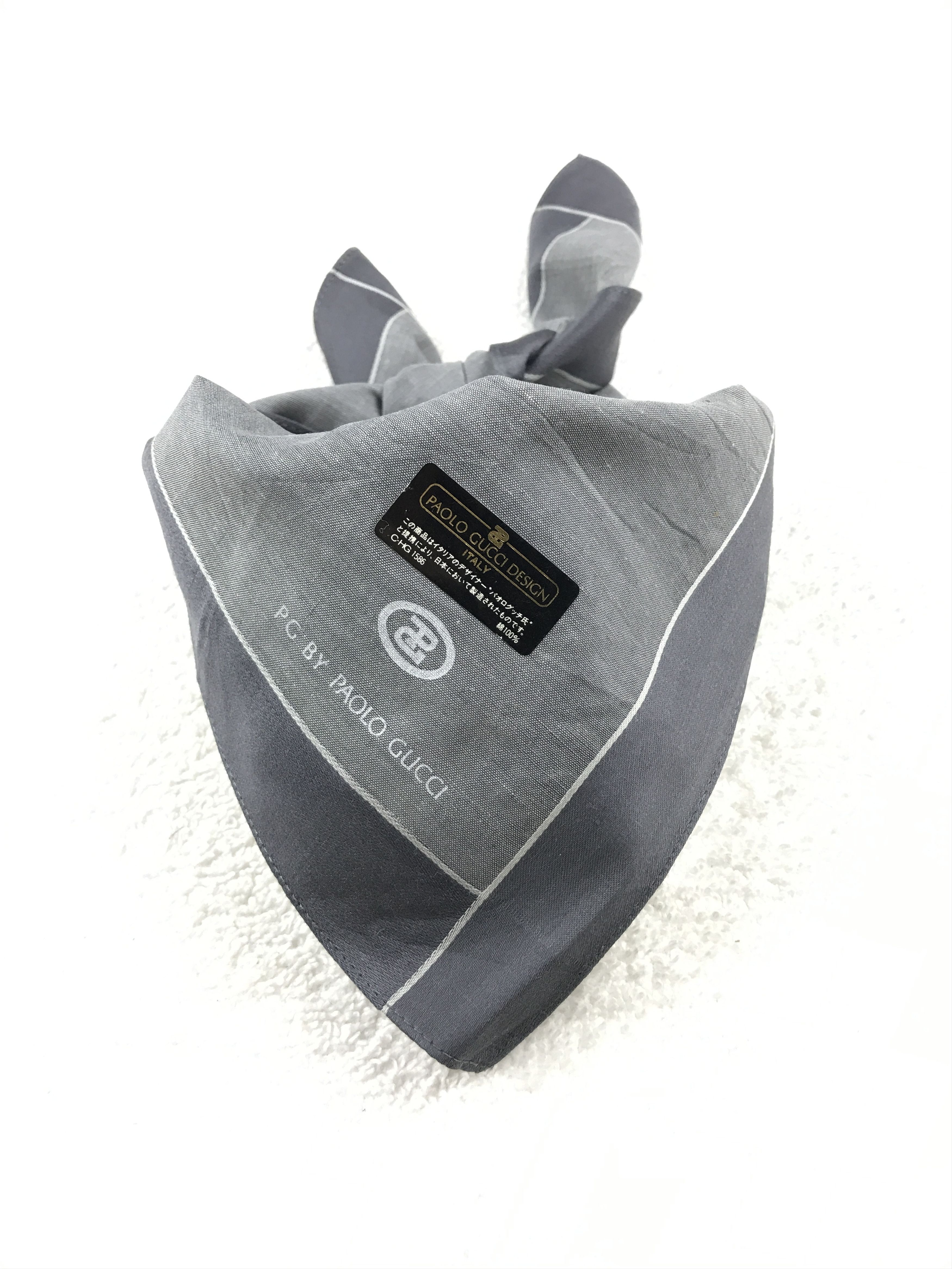 Paolo Gucci × Vintage Vintage Paolo Gucci Bandana Neckerchief Handkerchief Size ONE SIZE - 3 Thumbnail