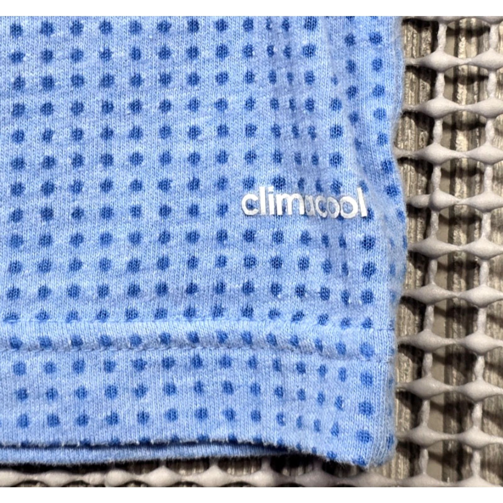 Adidas Adidas Golf Polo Shirt Men L Short Sleeve Blue Polka Dot Athletic Fit Size US L / EU 52-54 / 3 - 7 Thumbnail