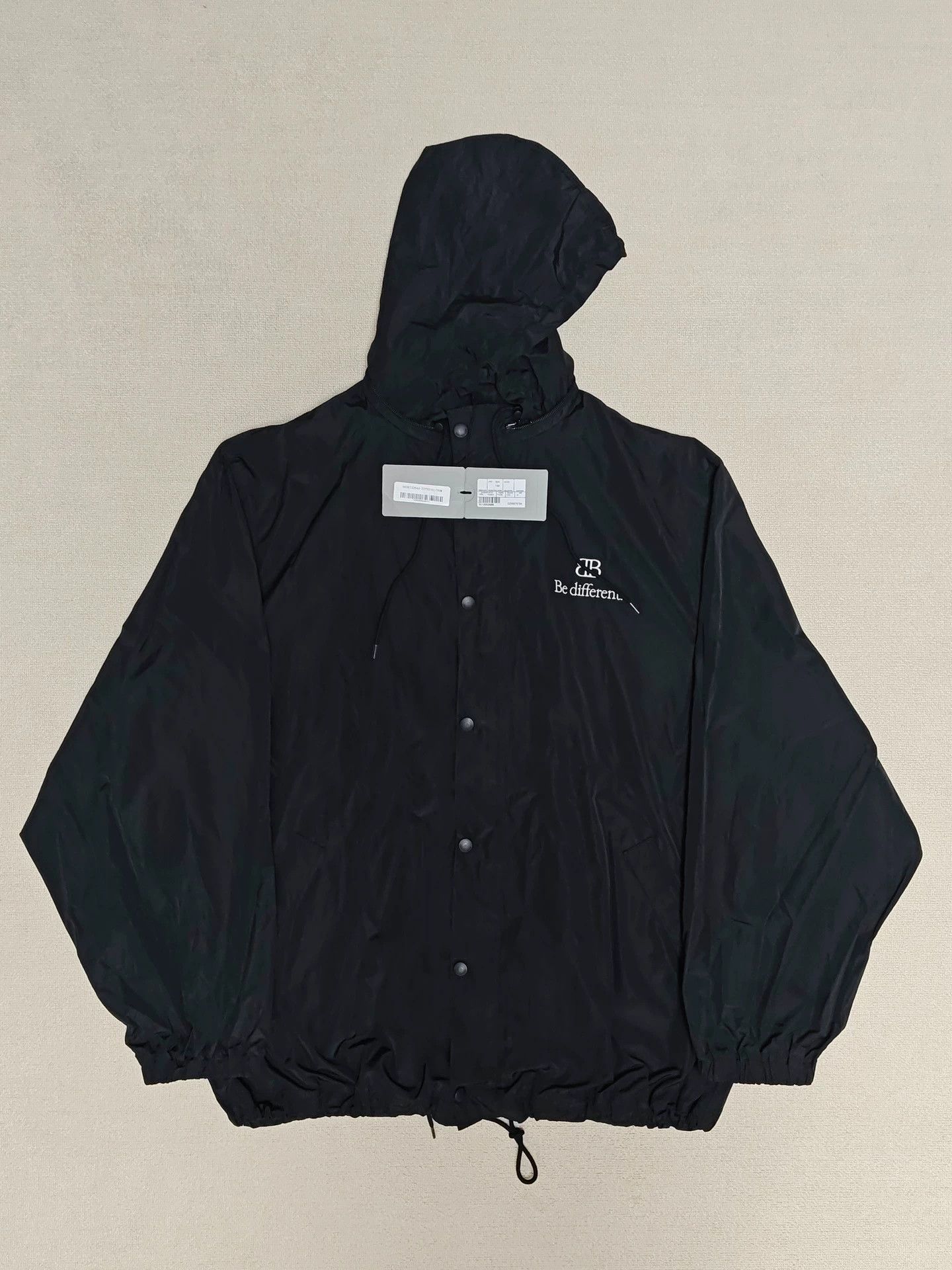 Balenciaga Balenciaga 23fall Be Different Double B Hooded Jacket Size US M / EU 48-50 / 2 - 1 Thumbnail