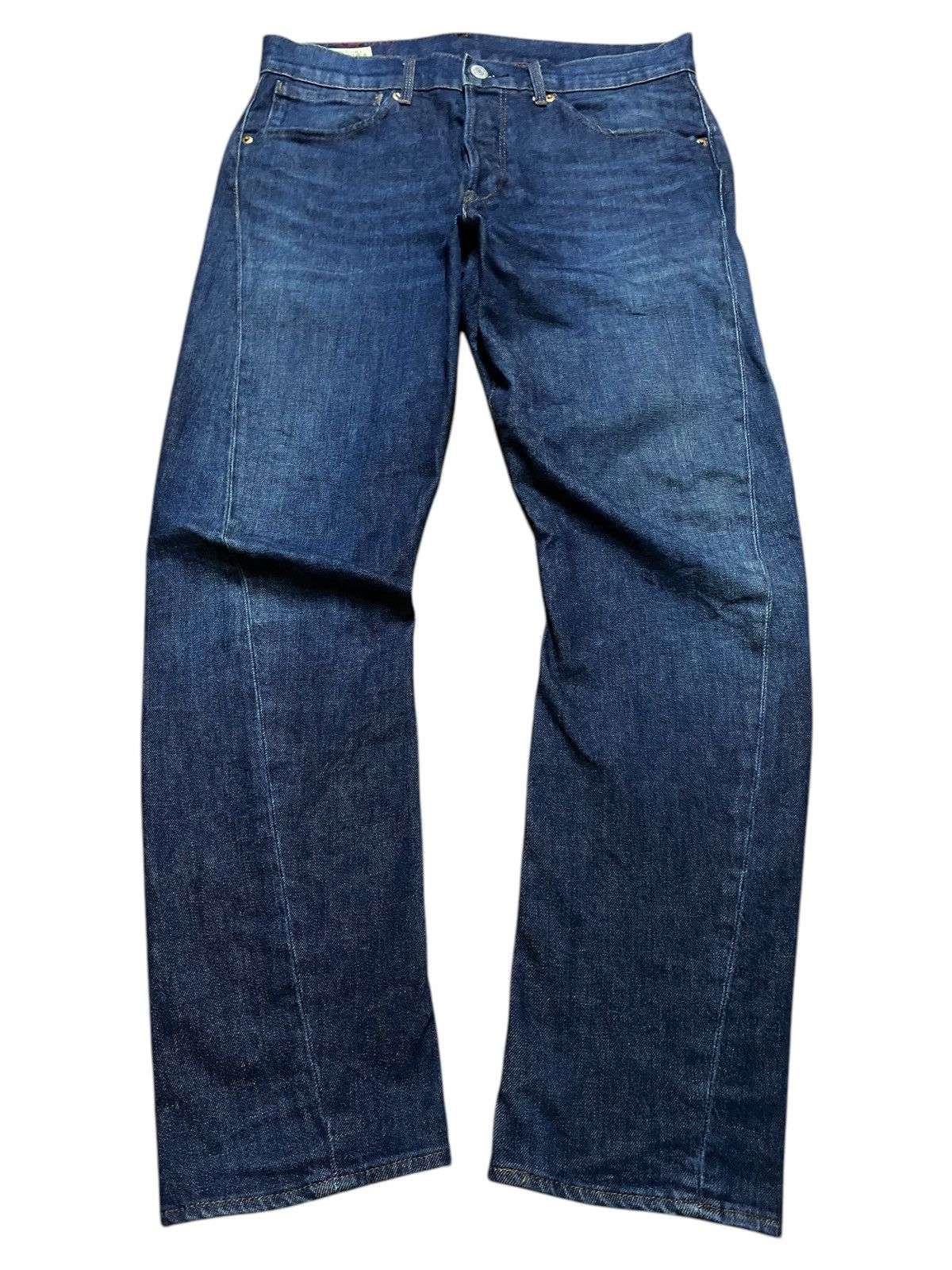 Levi's Vintage Levis Engineered Twisted Leg Blue Wash Slim Jeans Size US 32 / EU 48 - 1 Thumbnail