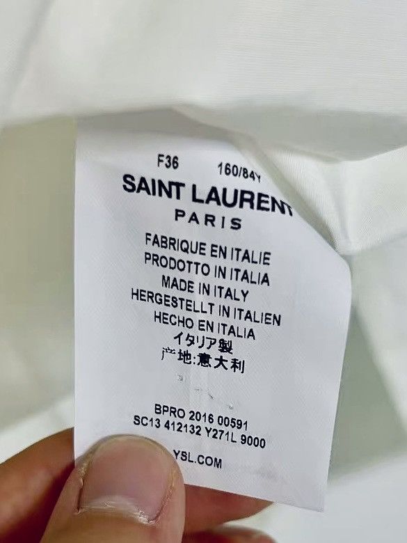 Saint Laurent Paris SAINT LAURENT PARIS BY HEDI SLIMANE PLEATED BIB TUXEDO SHIRT Size XS / US 0-2 / IT 36-38 - 4 Thumbnail