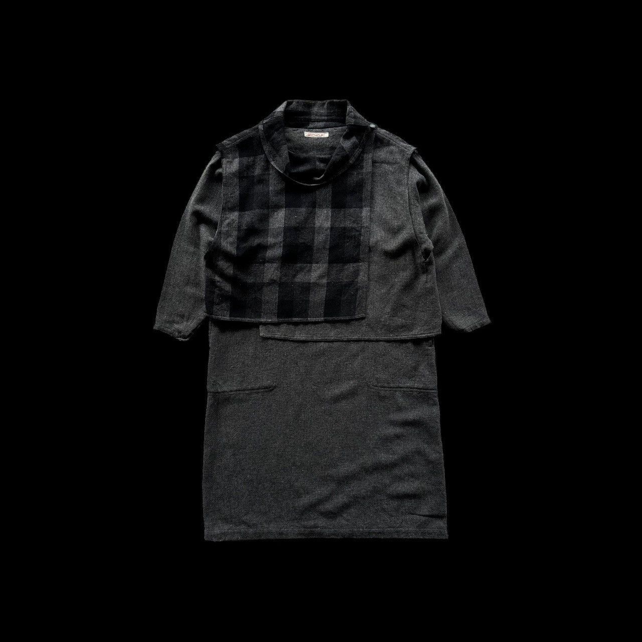Issey Miyake × Pleats Please Issey Miyake × Vintage Issey Miyake Sports Dress Plaid Panel Chest Size US M / EU 48-50 / 2 - 1 Thumbnail