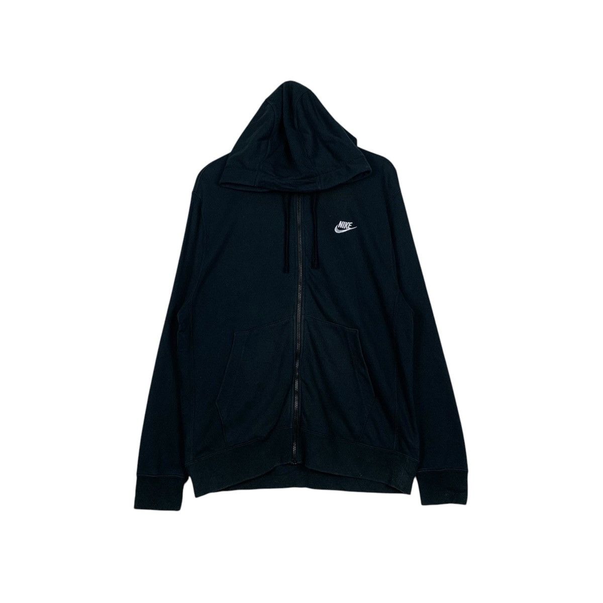 Nike NIKE Embroidery Small Logo Black Zipper Hoodies #1963-C85 Size US L / EU 52-54 / 3 - 1 Thumbnail