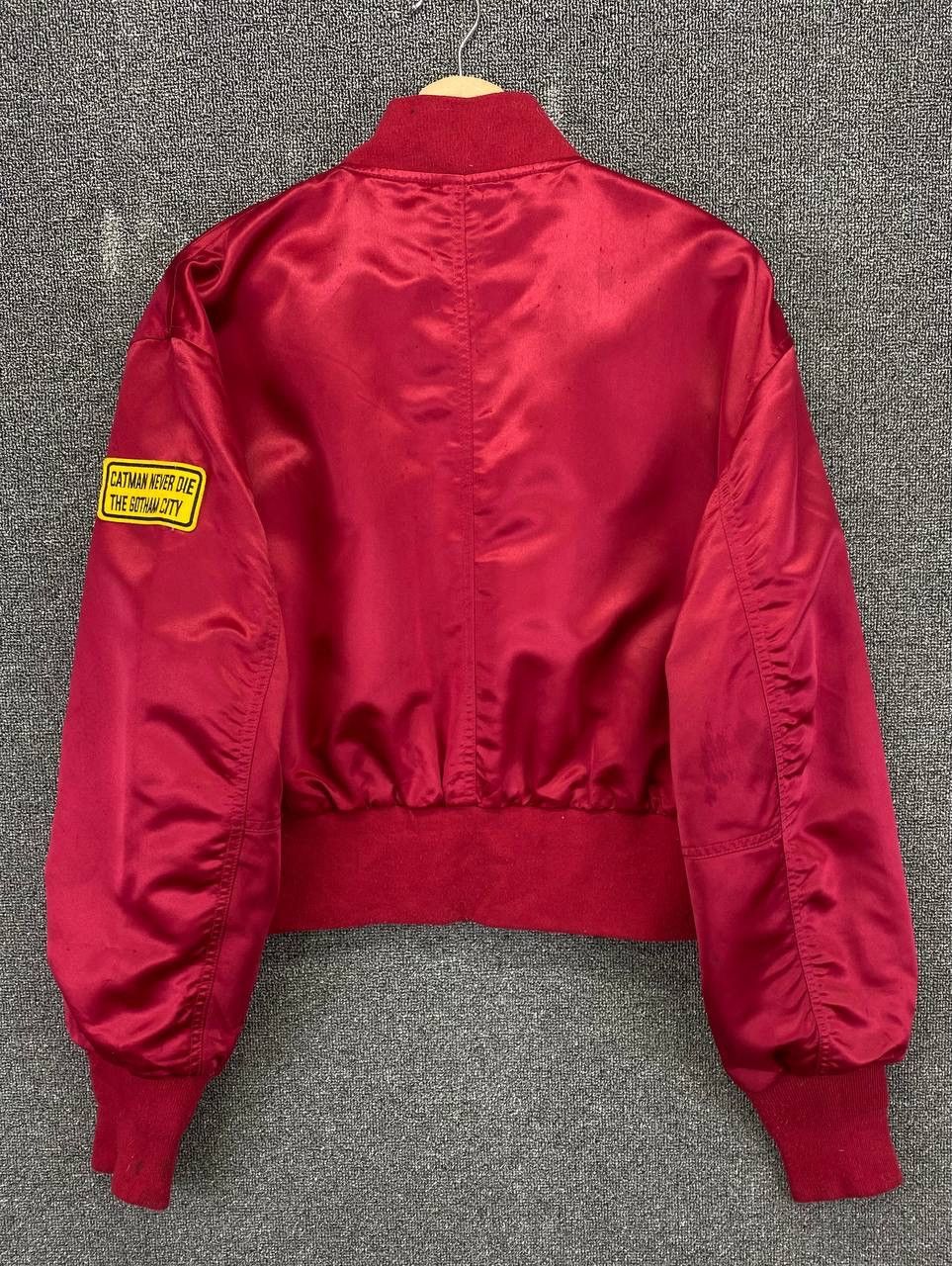 Japanese Brand Vintage Browny U.S Air Force Military Red Bomber Jacket Size M / US 6-8 / IT 42-44 - 12 Thumbnail