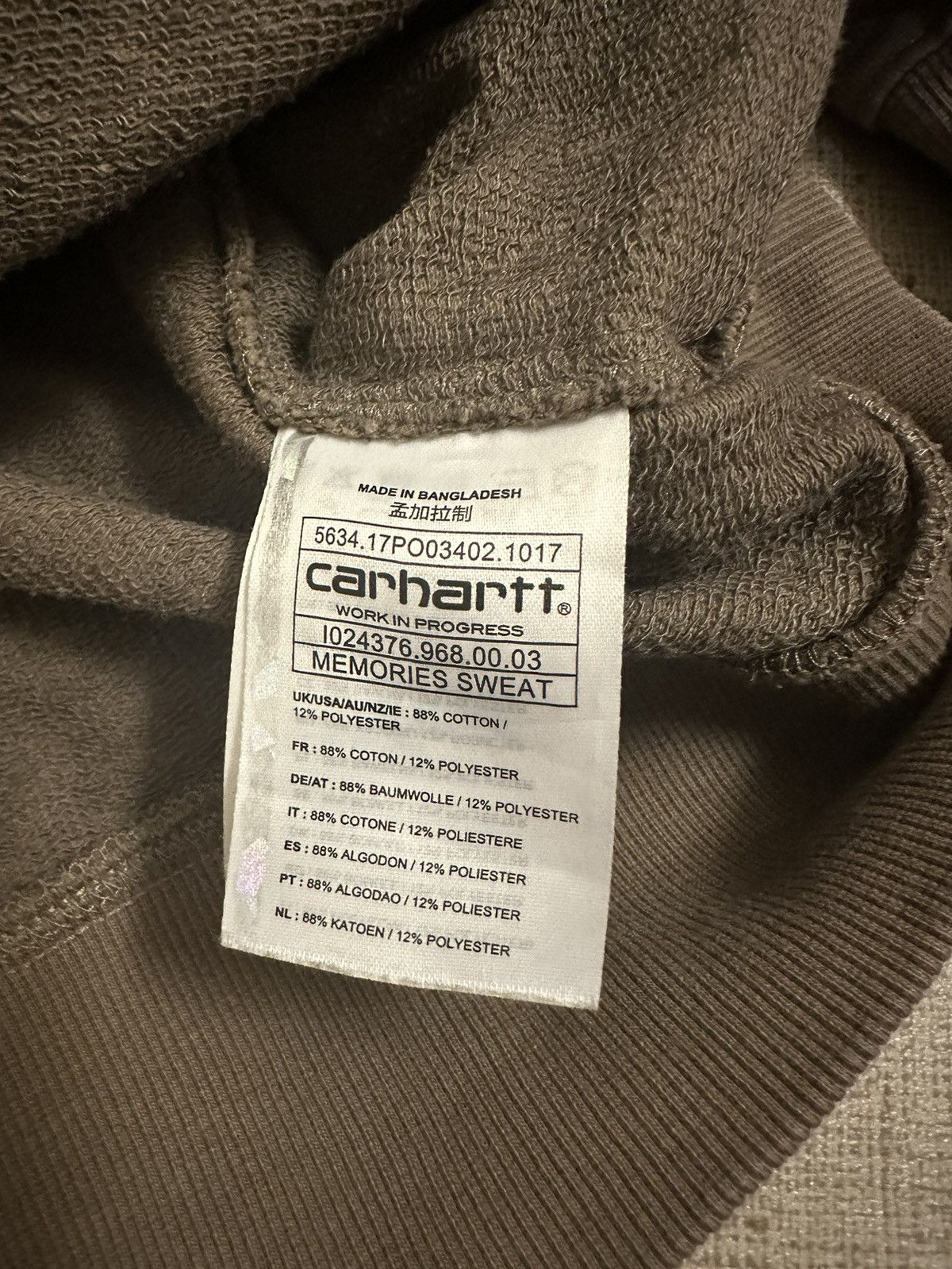 Carhartt Wip Carhartt WIP Memories Sweatshirt Tundra Green Size US XL / EU 56 / 4 - 6 Thumbnail