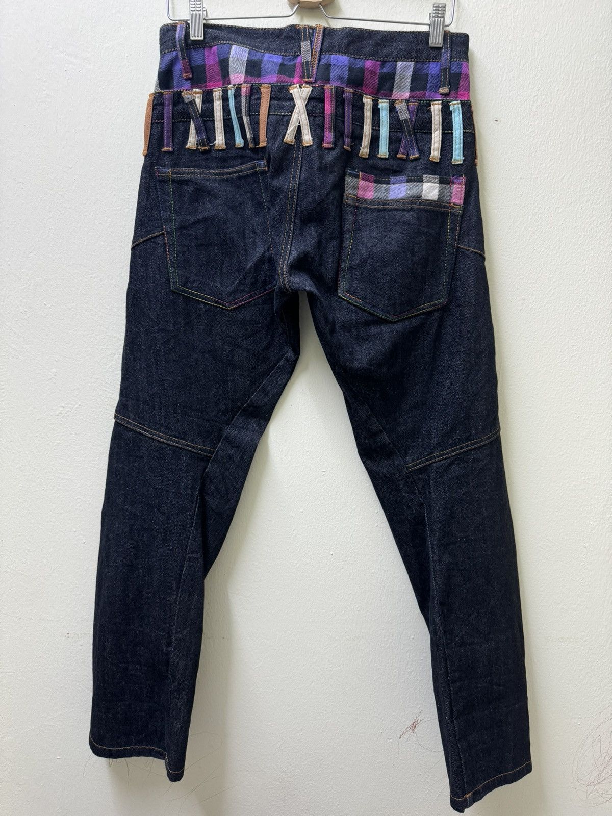 Japanese Brand × Vintage Vintage Nylaus Double Waist Denim Pants Size US 31 - 6 Thumbnail