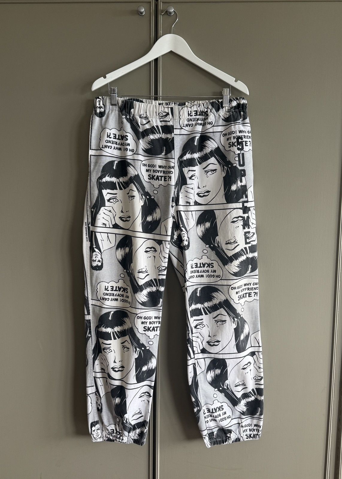 Supreme × Thrasher SS 2017 “Why Doesn’t My Boyfriend Skate” Comic Graphic Pants Size US 32 / EU 48 - 2 Thumbnail