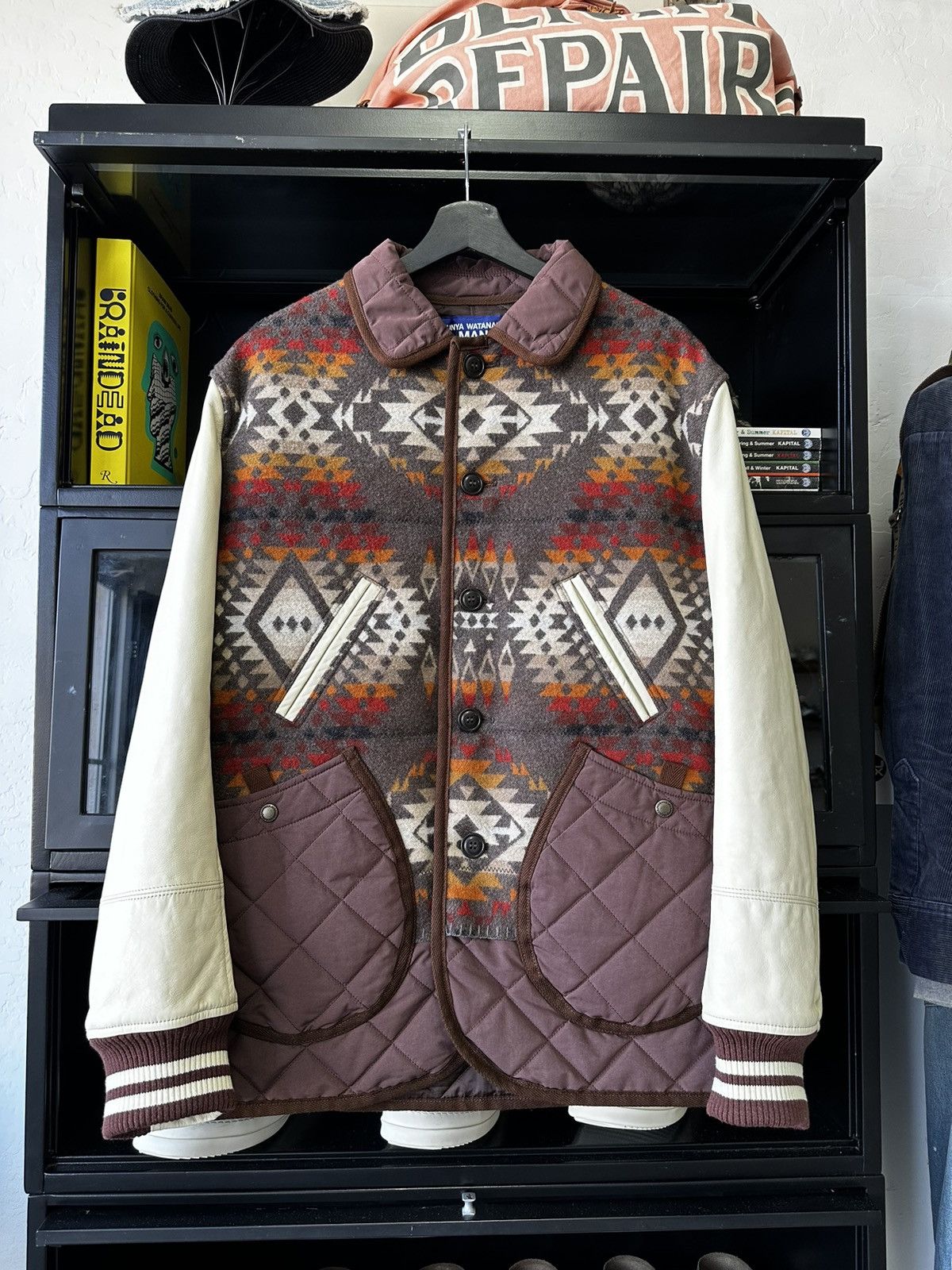 Comme des Garcons Junya Watanabe Man CDG Pendleton Navajo Jacket Size US L / EU 52-54 / 3 - 2 Thumbnail