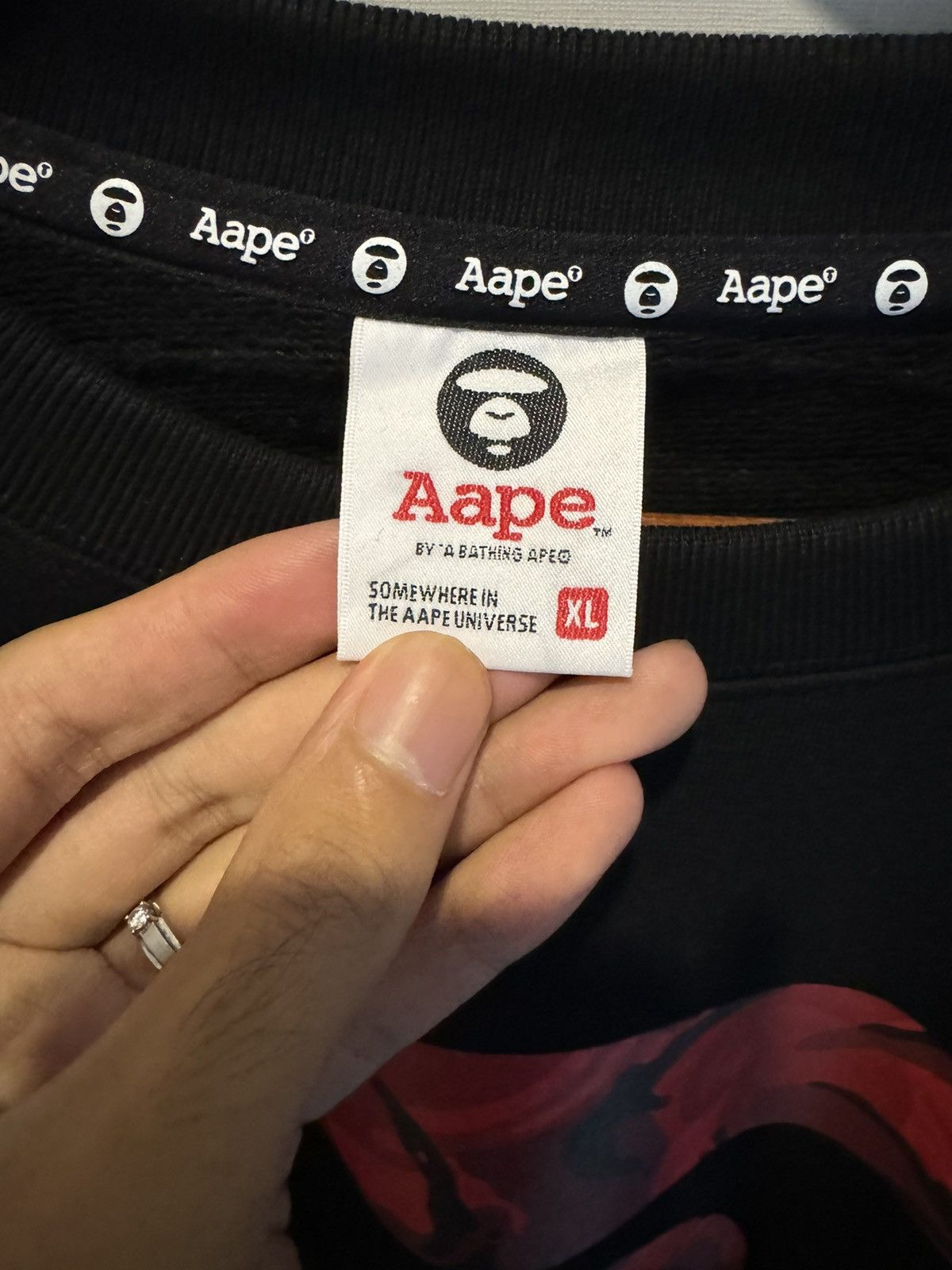 Aape AAPE COCACOLA SWEAT SHIRT Size US XL / EU 56 / 4 - 5 Thumbnail