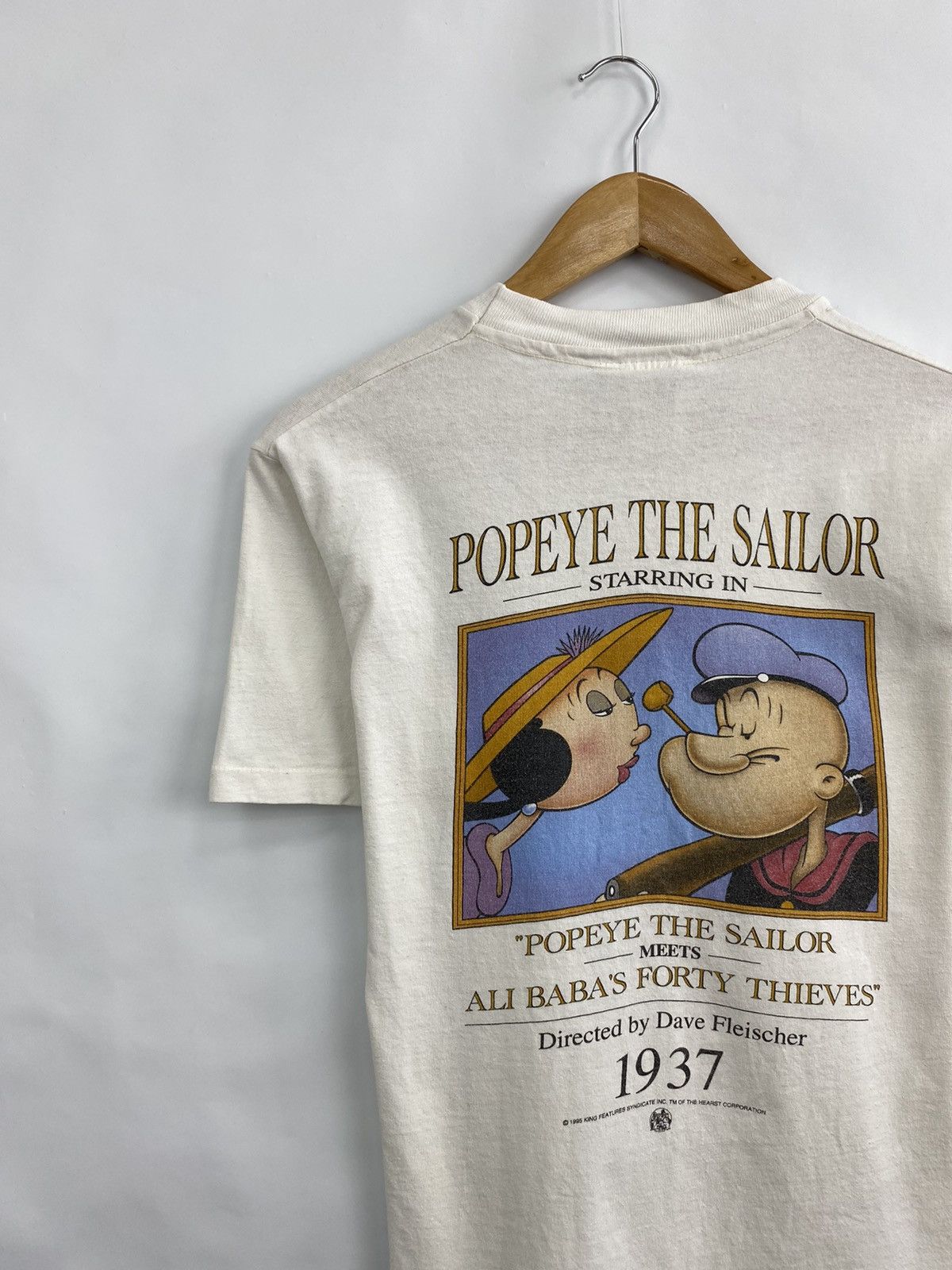 Disney 🇺🇸 Vintage 1995 Popeye T-shirt Universal Studios rare retro Size US M / EU 48-50 / 2 - 3 Thumbnail