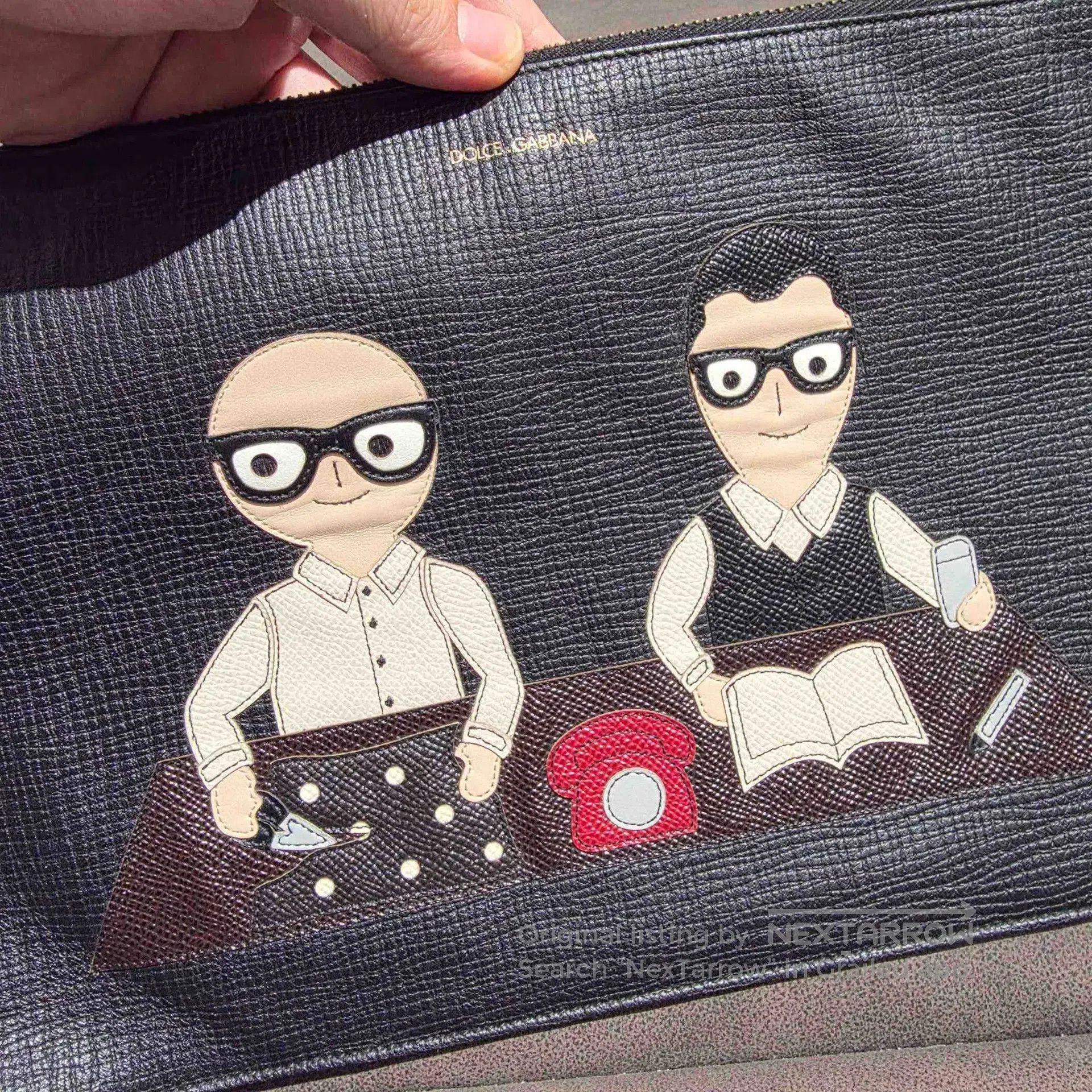 Dolce & Gabbana Dolce Gabbana Cartoon pattern handbag with envelope pouch Size ONE SIZE - 3 Thumbnail