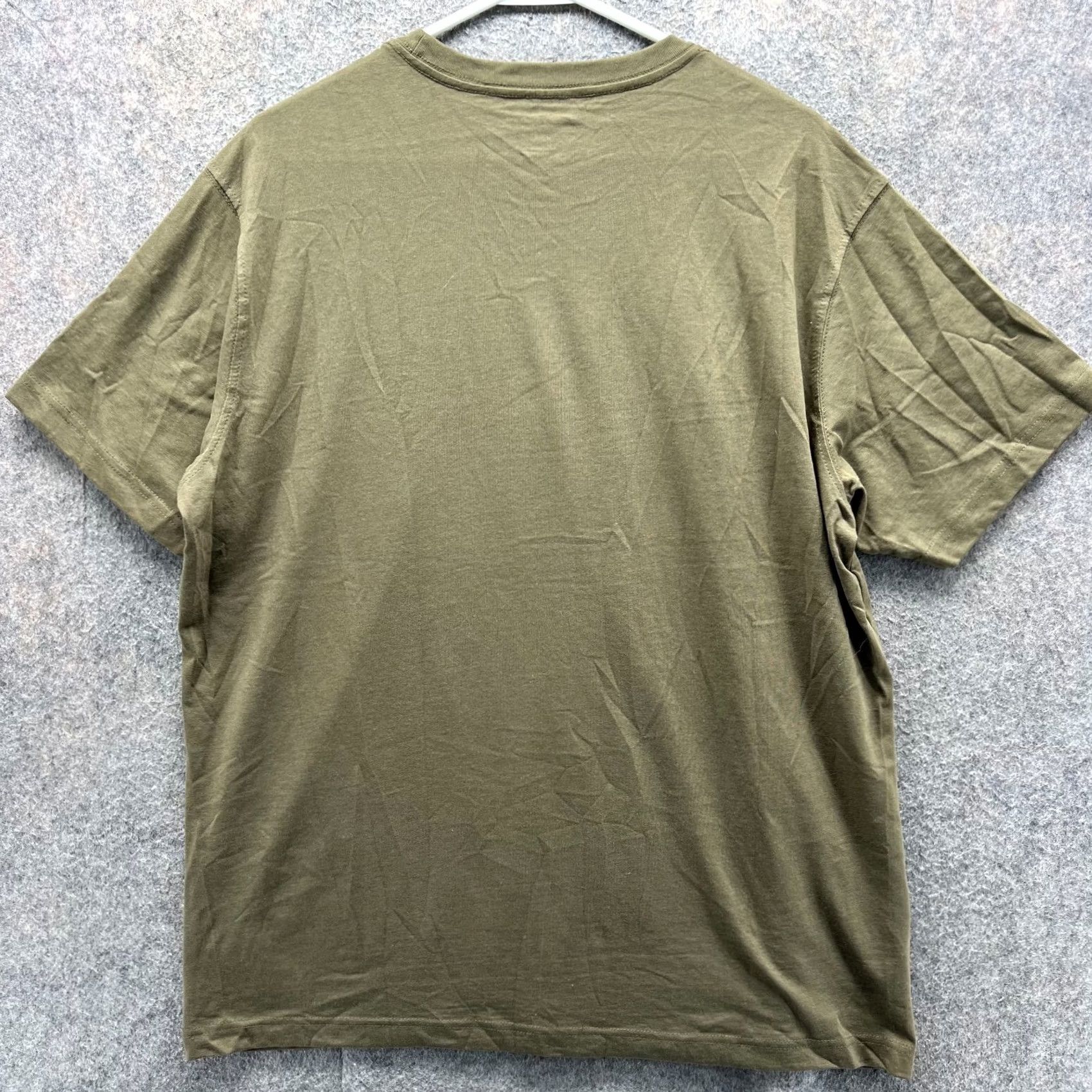 Eddie Bauer VINTAGE Eddie Bauer Shirt Mens Large Green Olive Solid Crewneck Short Sleeve Lightweight Tee Top Mens Size US L / EU 52-54 / 3 - 2 Thumbnail