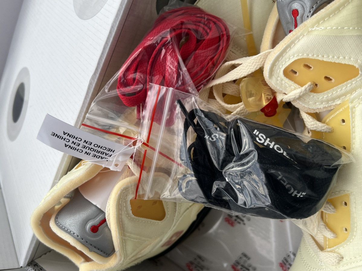 Designer × Nike × Off-White Jordan 5 V x Off-White sail Size US 10.5 / EU 43-44 - 12 Thumbnail