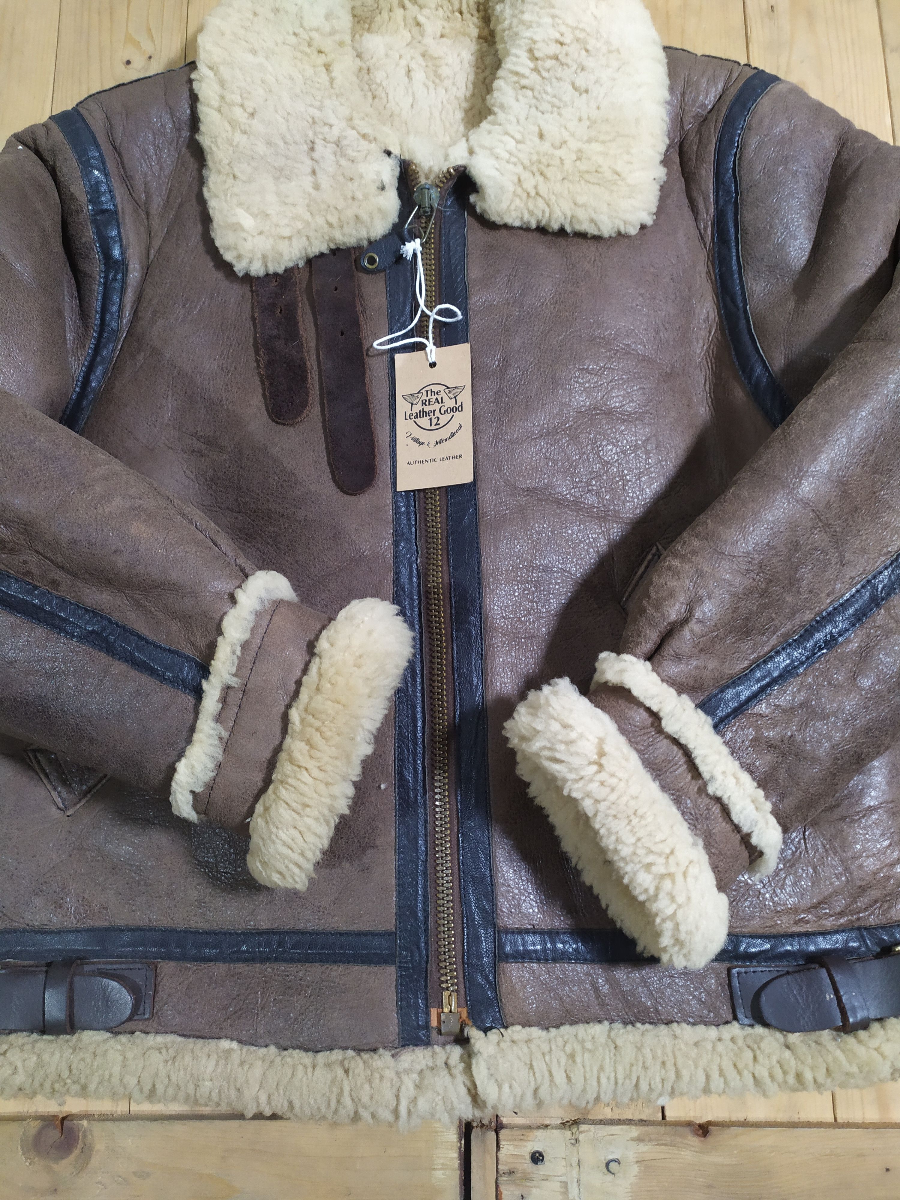 Golden Bear GOLDEN BEAR LEATHER TYPE B3 SHEEPSKIN FLIGHT JACKET Size US M / EU 48-50 / 2 - 5 Thumbnail
