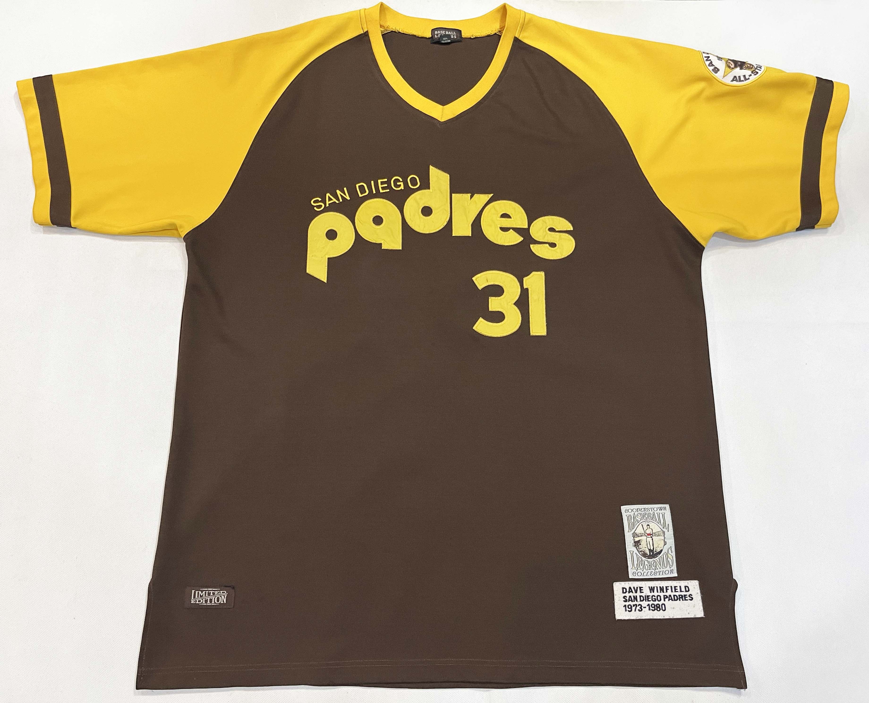 Vintage Baseball Legends MLB San Diego Padres WINFIELD #31 Jersey Size US XL / EU 56 / 4 - 1 Thumbnail