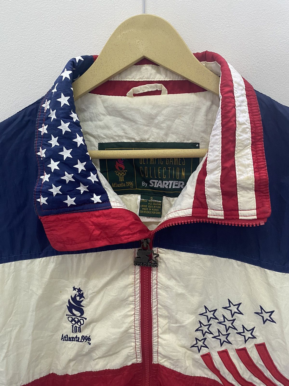 Starter Vintage Olympic Atlanta 1996 official usa team Size US M / EU 48-50 / 2 - 4 Thumbnail