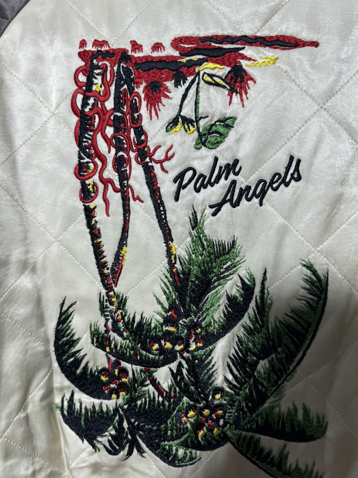 Palm Angels NWT Upsidedown Palm Sukajan Quilted Jacket Size US M / EU 48-50 / 2 - 6 Thumbnail